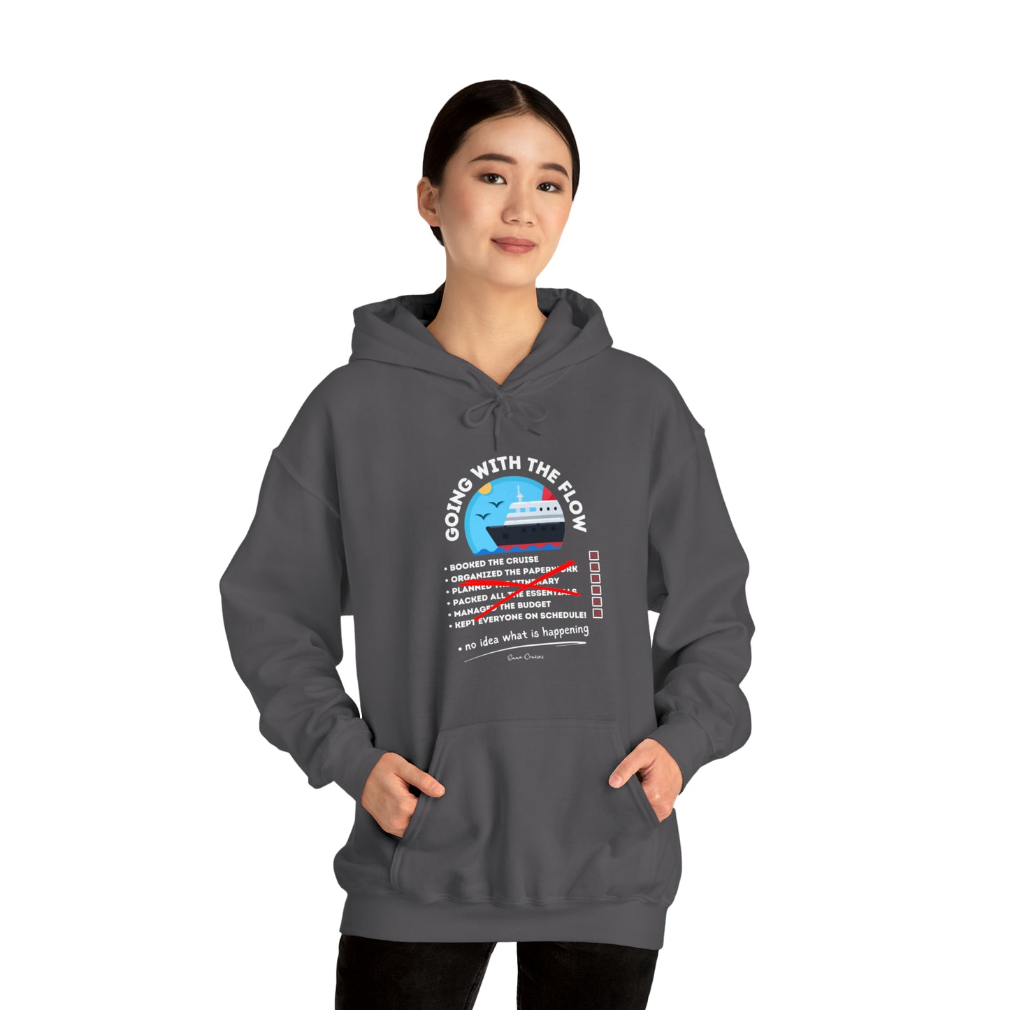 Voy con la corriente - Sudadera con capucha UNISEX