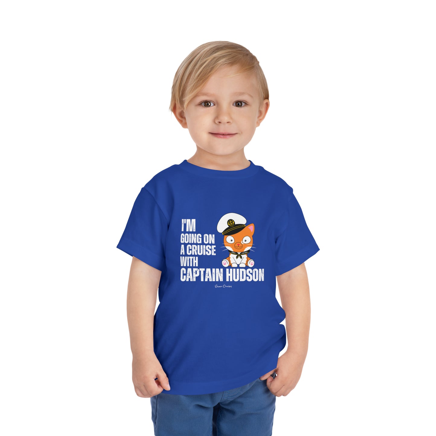Ich gehe mit Captain Hudson auf eine Kreuzfahrt – Unisex-T-Shirt für Kleinkinder