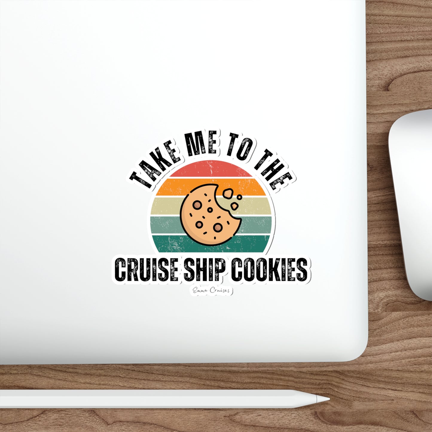 Take Me to the Cruise Ship Cookies - Die-Cut Stickers
