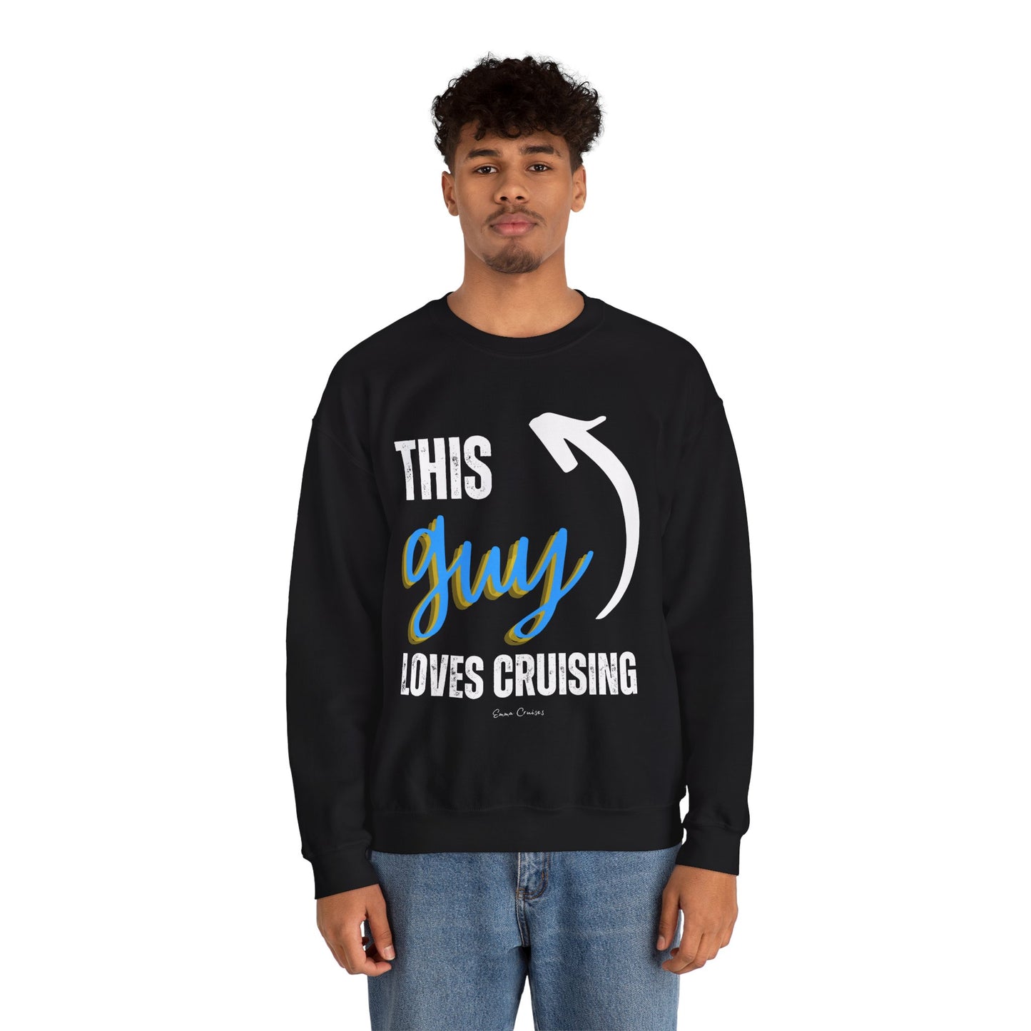 This Guy Loves Cruising - UNISEX Crewneck Sweatshirt