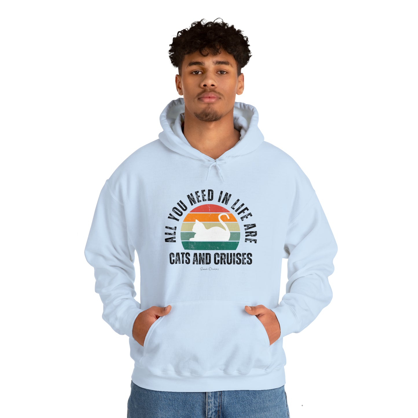Katzen und Kreuzfahrten - UNISEX Kapuzenpullover