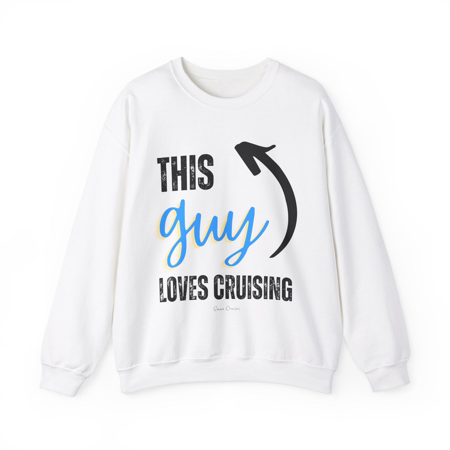 This Guy Loves Cruising - UNISEX Crewneck Sweatshirt