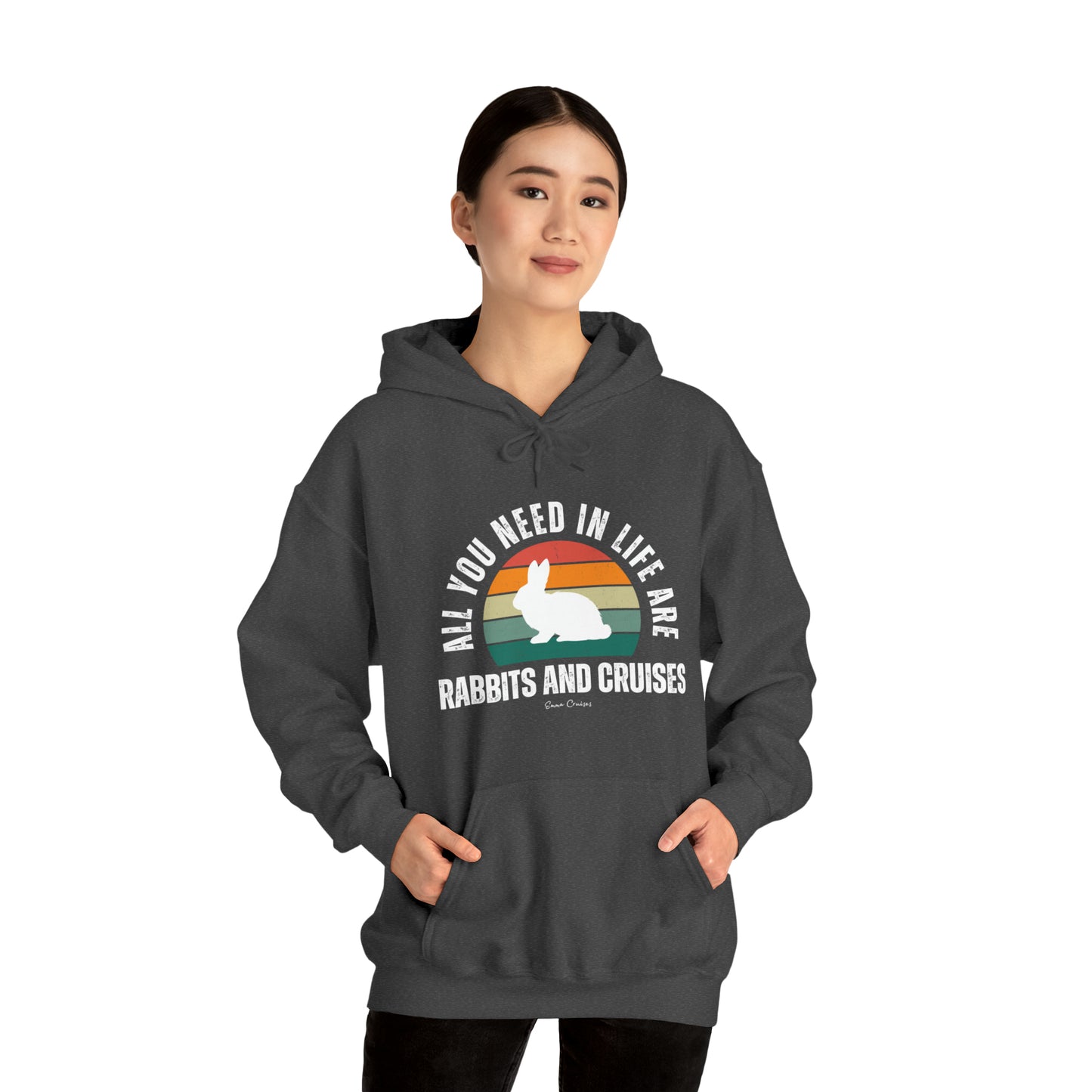 Kaninchen und Kreuzfahrten - UNISEX Kapuzenpullover