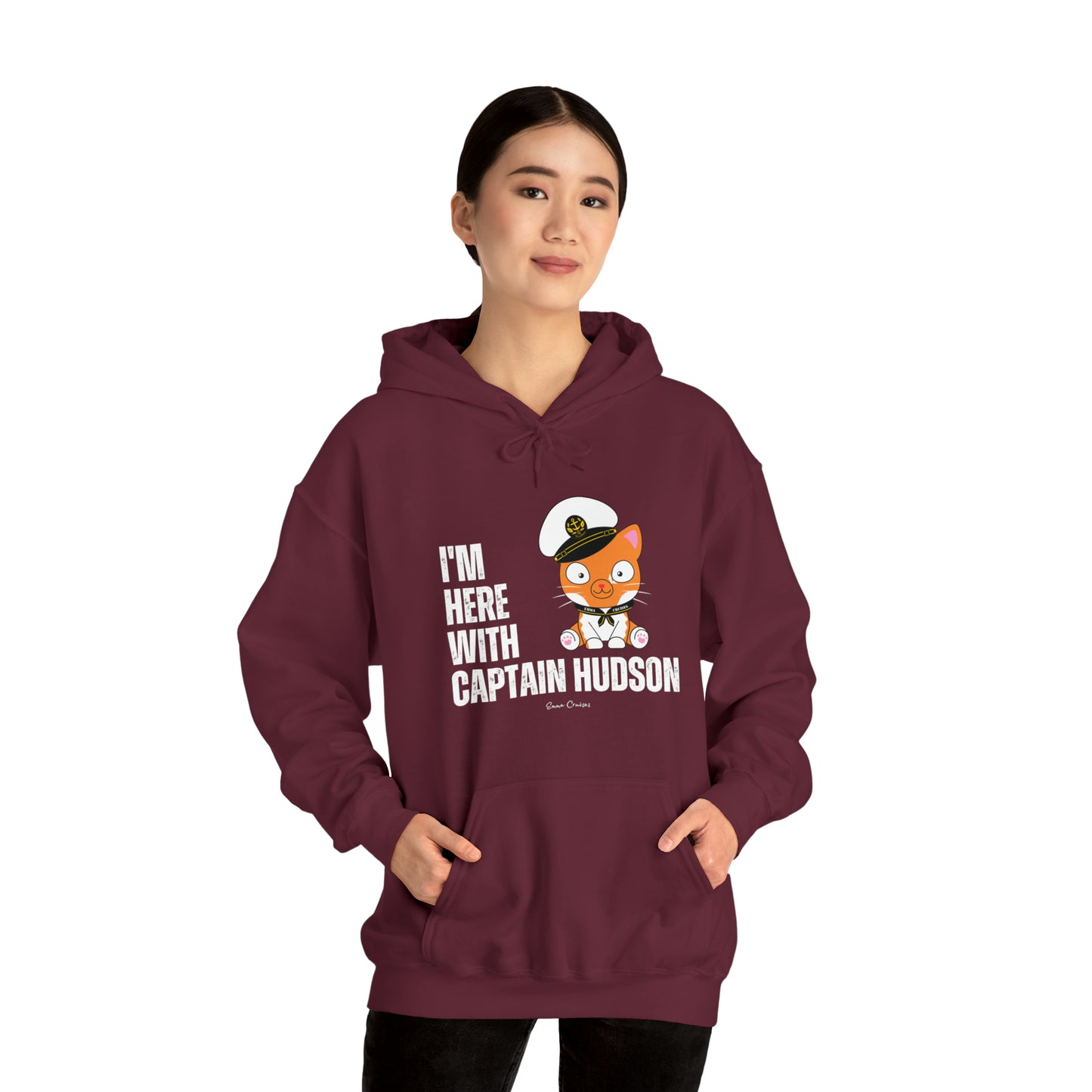 I'm With Captain Hudson - UNISEX Hoodie