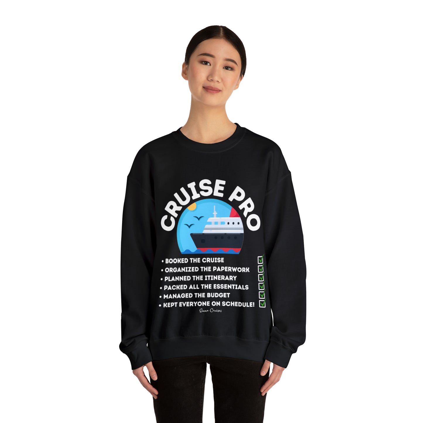 I'm a Cruise Pro - UNISEX Crewneck Sweatshirt (UK)