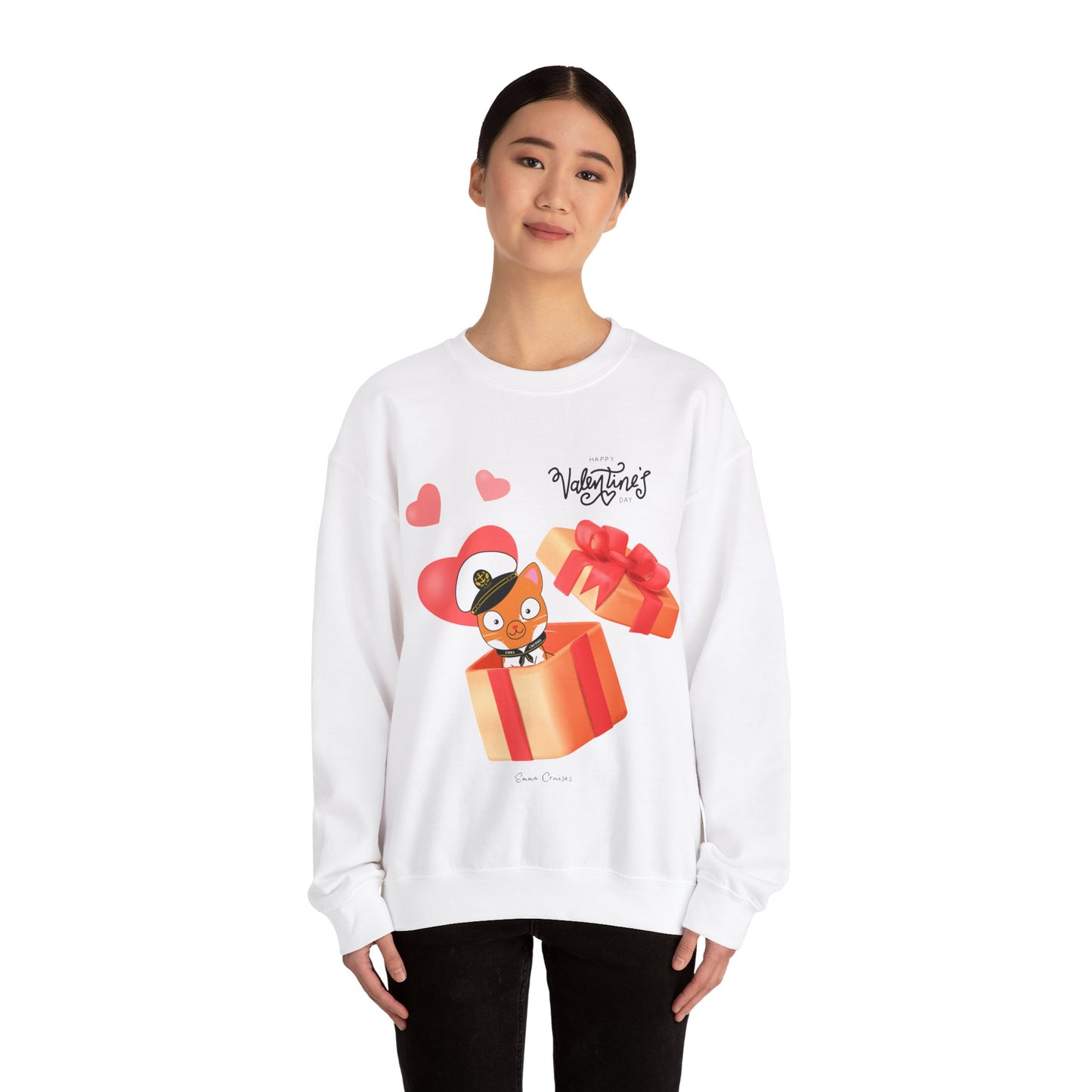 Valentine's Captain Hudson - UNISEX Crewneck Sweatshirt