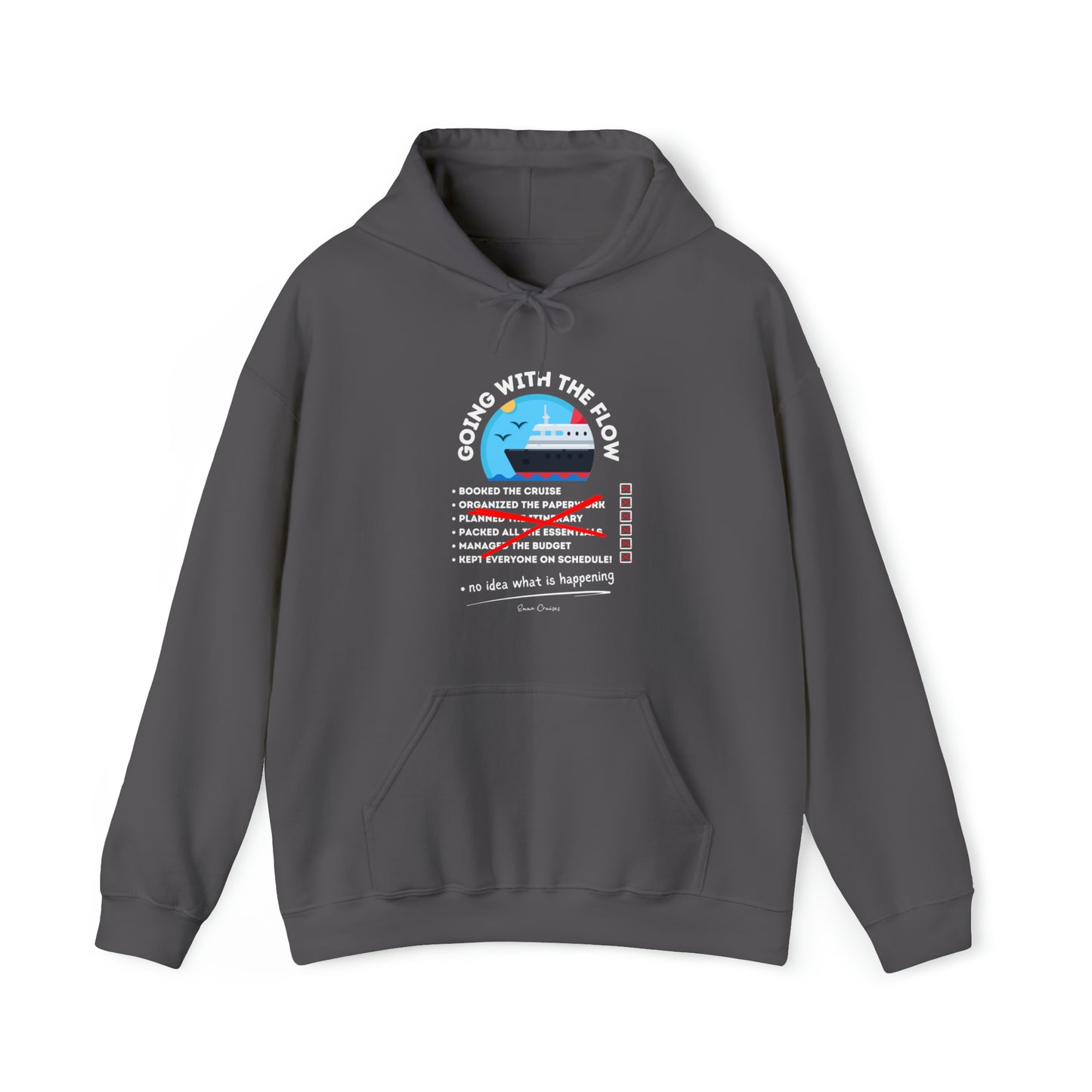 Voy con la corriente - Sudadera con capucha UNISEX