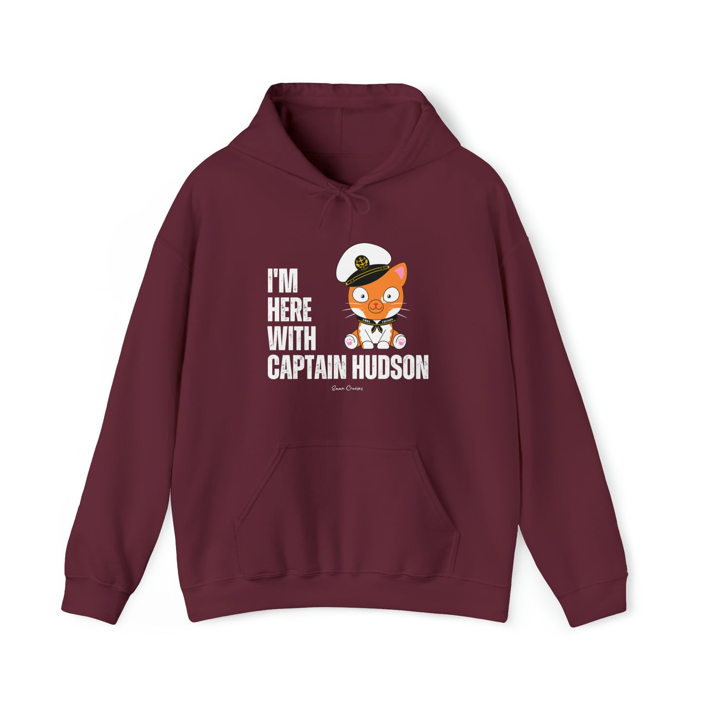 I'm With Captain Hudson - UNISEX Hoodie