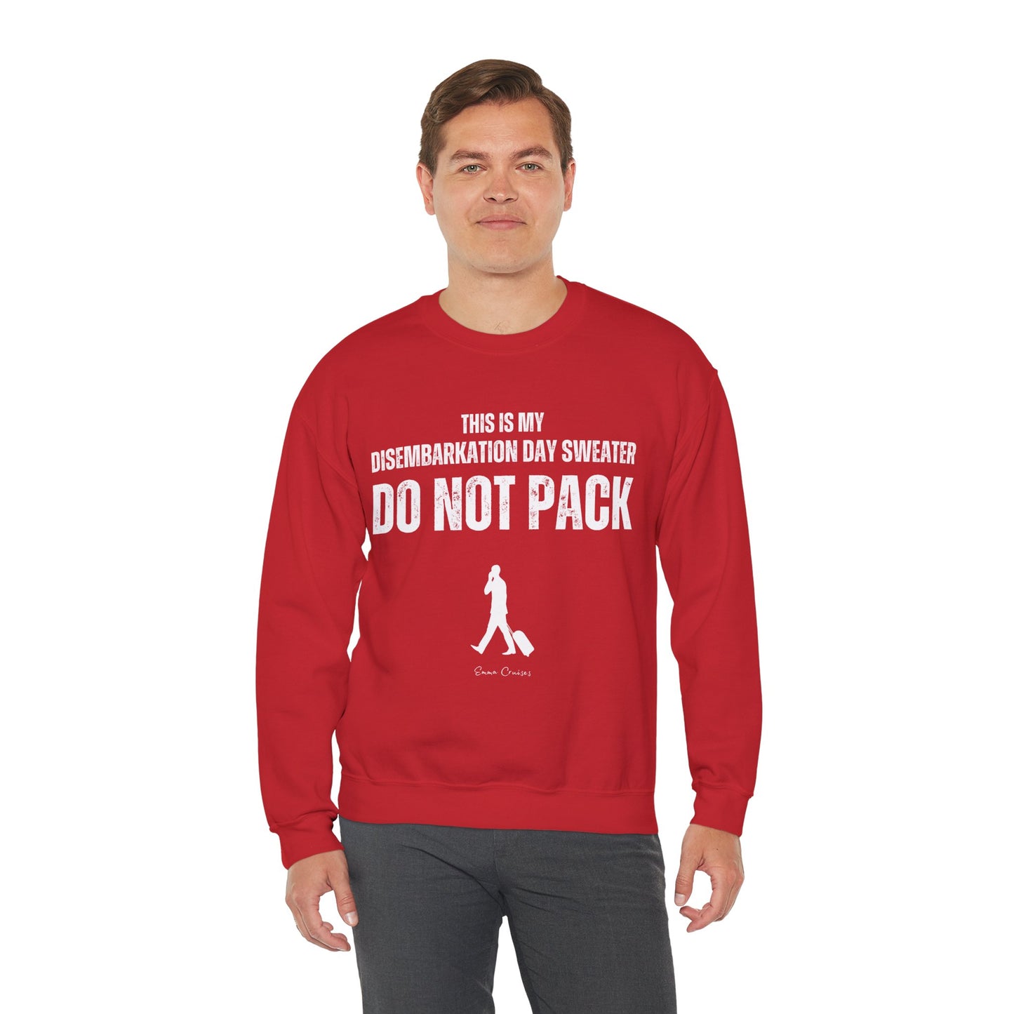 Dies ist mein Ausschiffungstag-Pullover – Unisex-Sweatshirt mit Rundhalsausschnitt