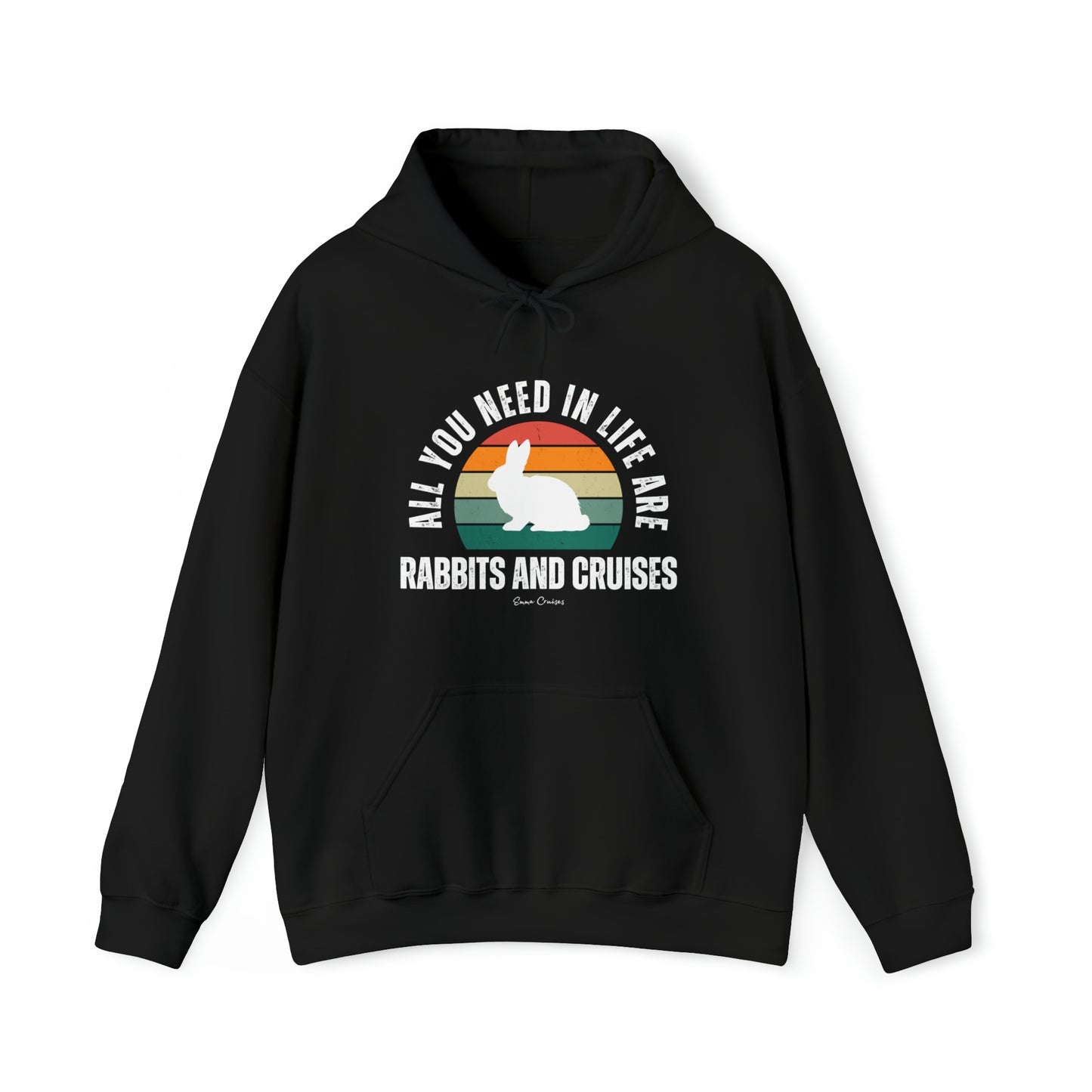 Kaninchen und Kreuzfahrten - UNISEX Kapuzenpullover