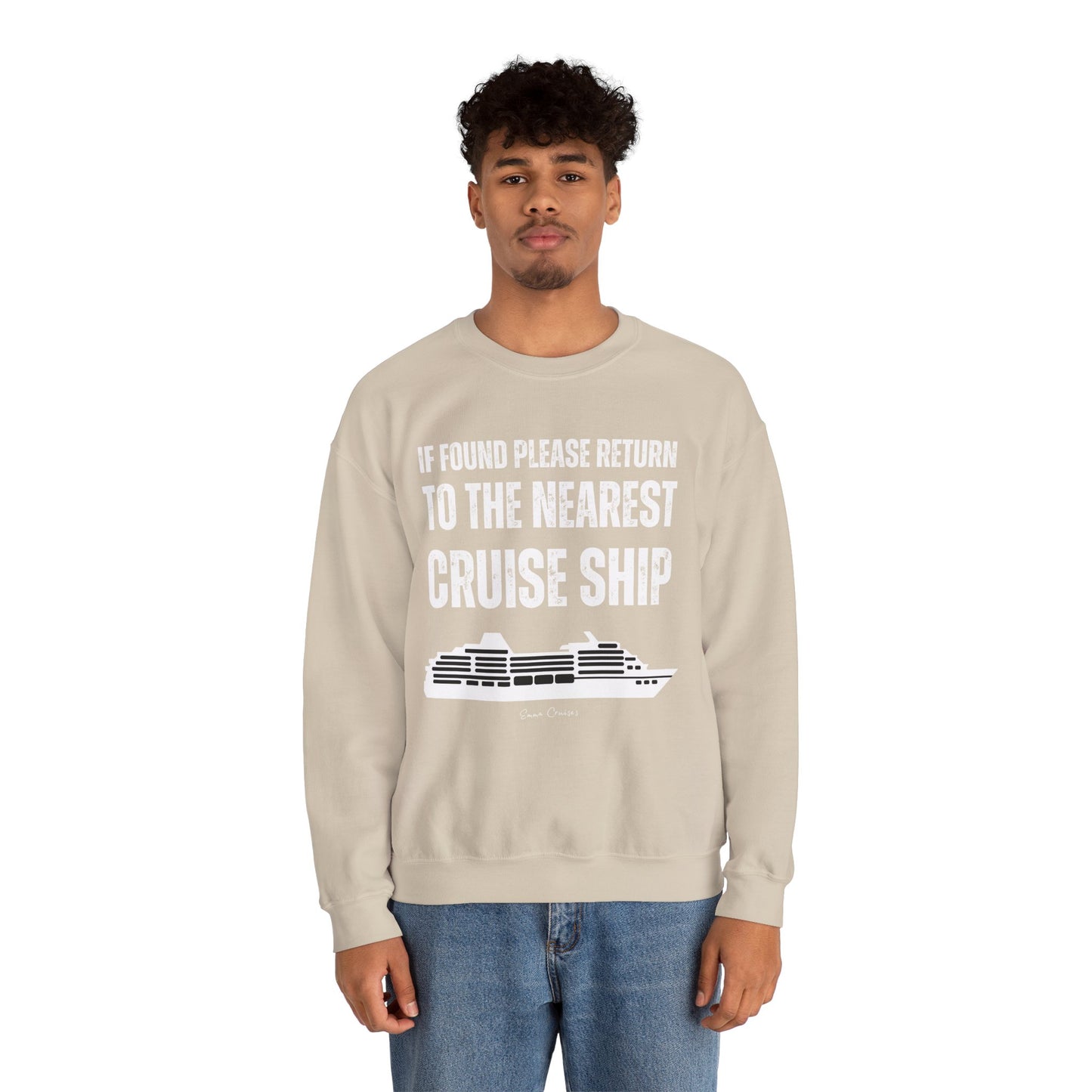 Return to Cruise Ship - UNISEX Crewneck Sweatshirt