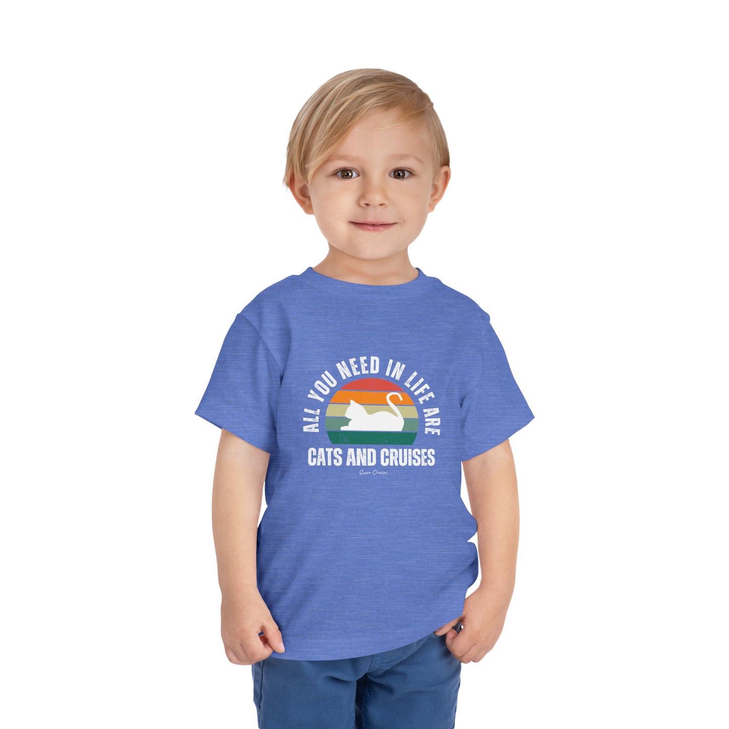 Katzen und Kreuzfahrten - Kleinkind UNISEX T-Shirt