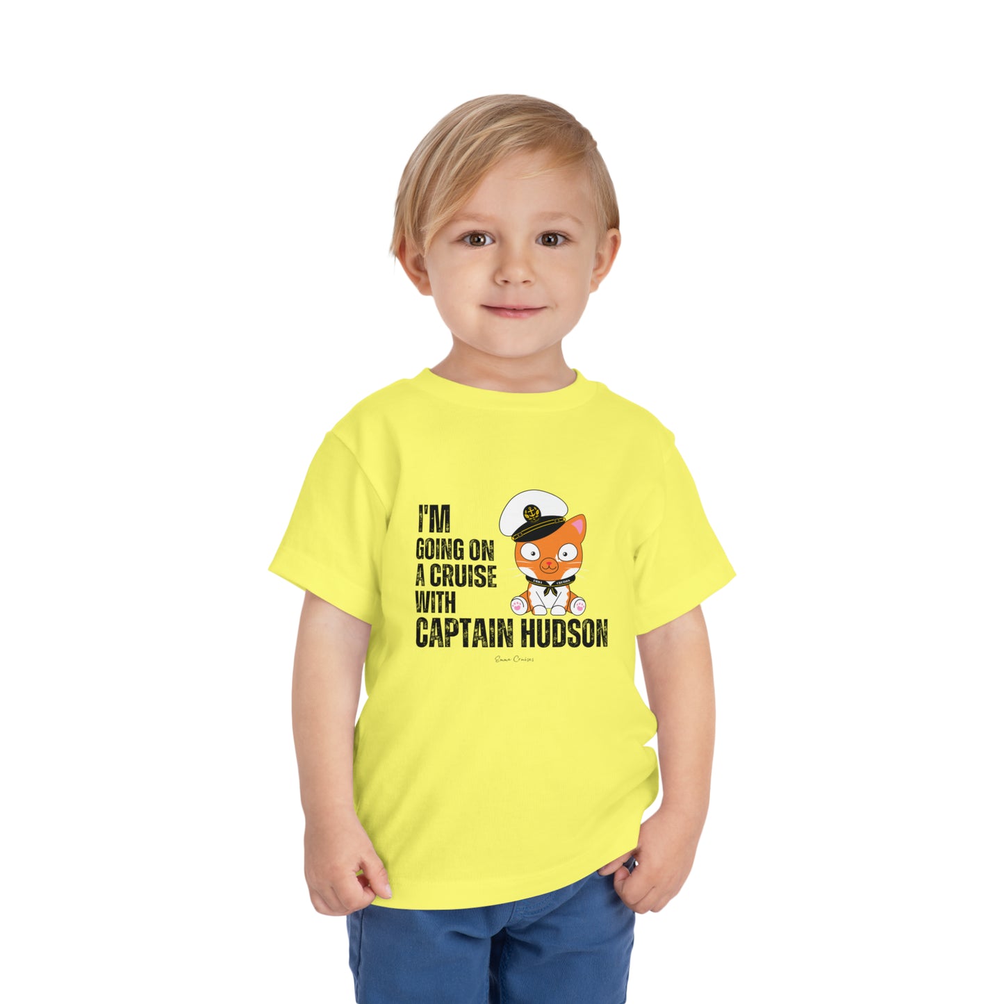 Ich gehe mit Captain Hudson auf eine Kreuzfahrt – Unisex-T-Shirt für Kleinkinder