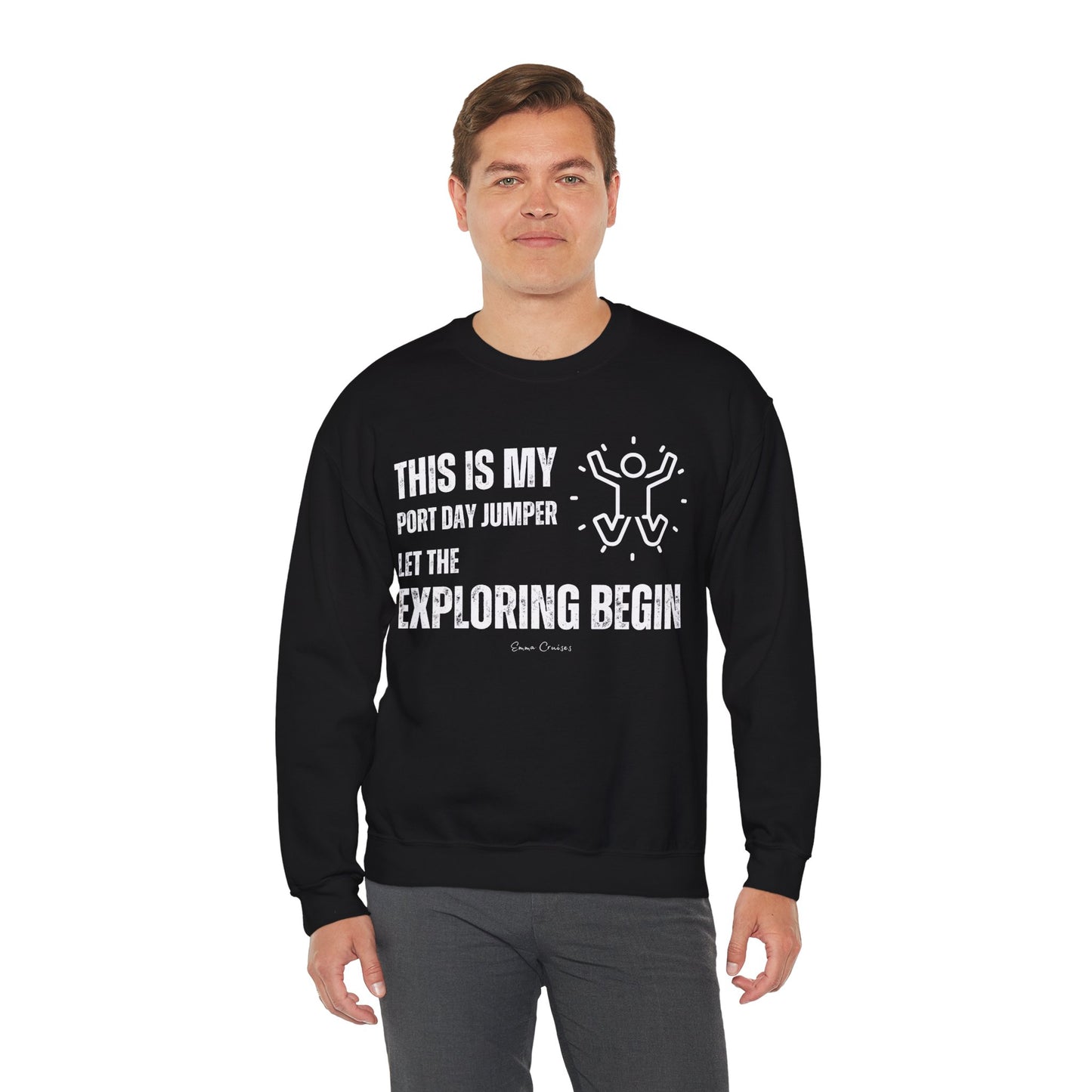 Dies ist mein Port Day Jumper – Unisex-Sweatshirt mit Rundhalsausschnitt
