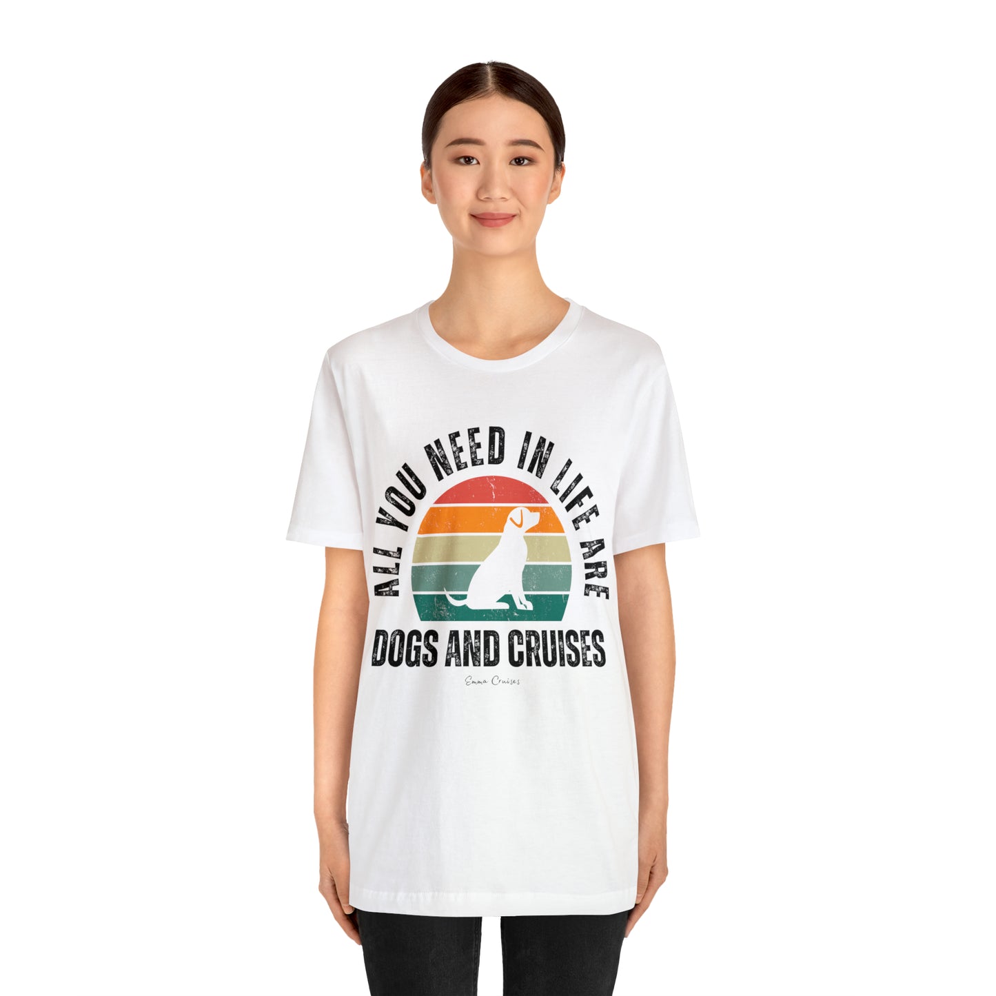 Hunde und Kreuzfahrten - UNISEX T-Shirt