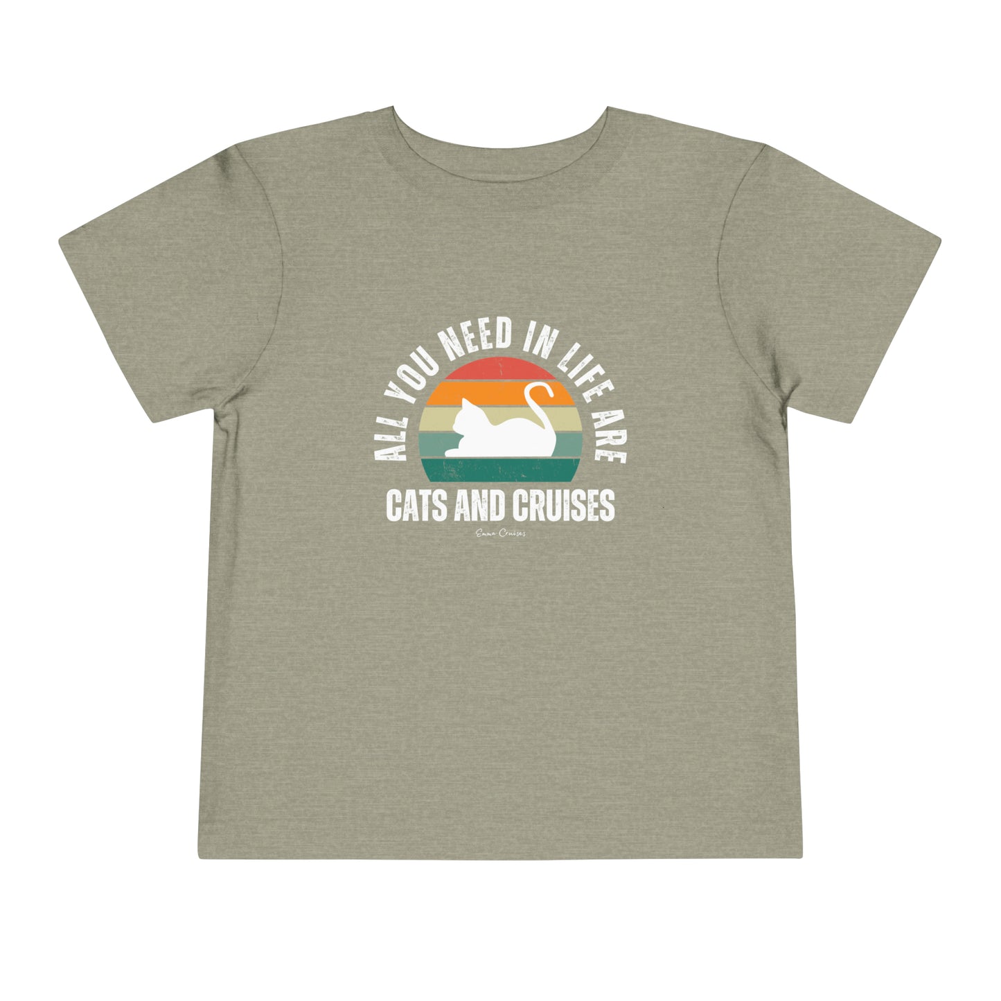 Katzen und Kreuzfahrten - Kleinkind UNISEX T-Shirt