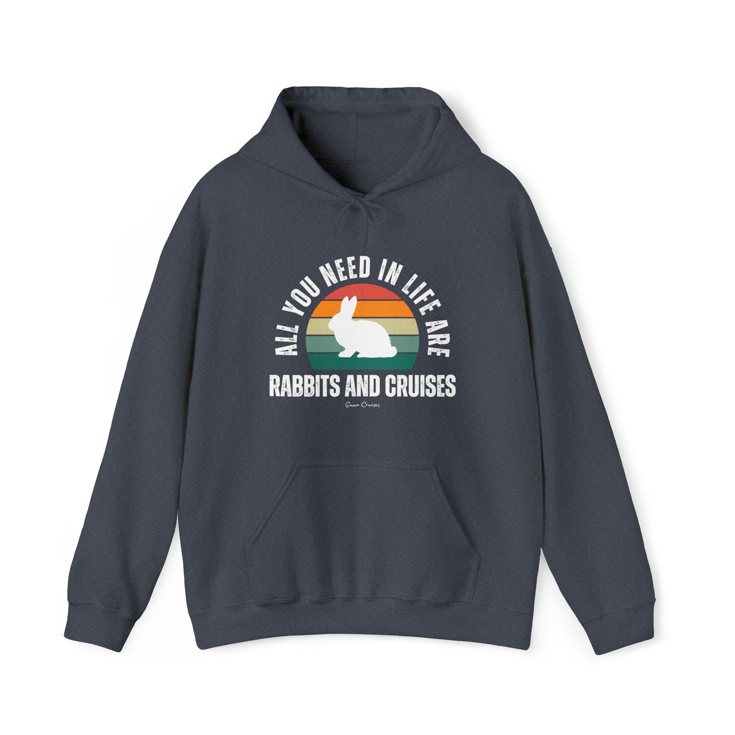 Kaninchen und Kreuzfahrten - UNISEX Kapuzenpullover