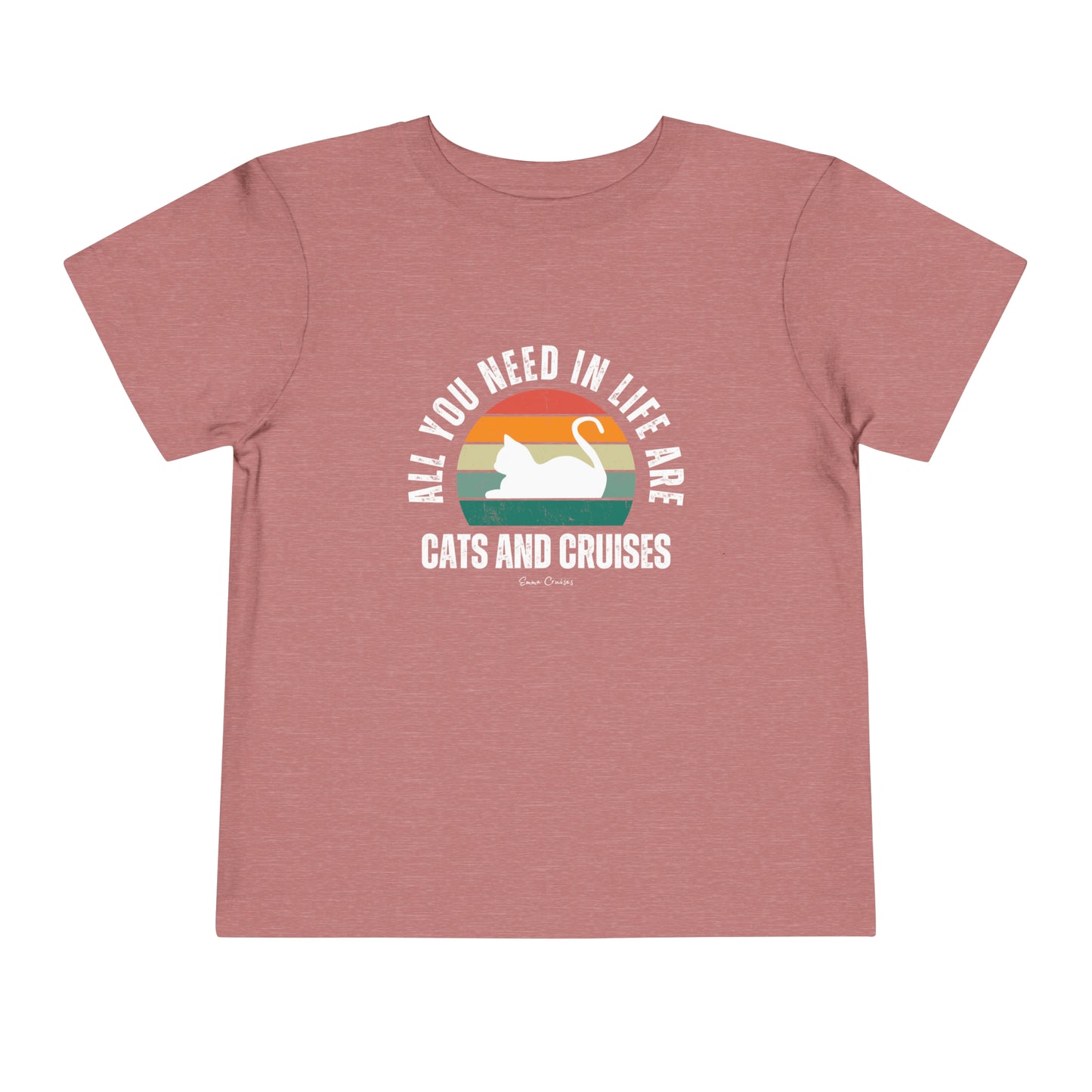 Katzen und Kreuzfahrten - Kleinkind UNISEX T-Shirt