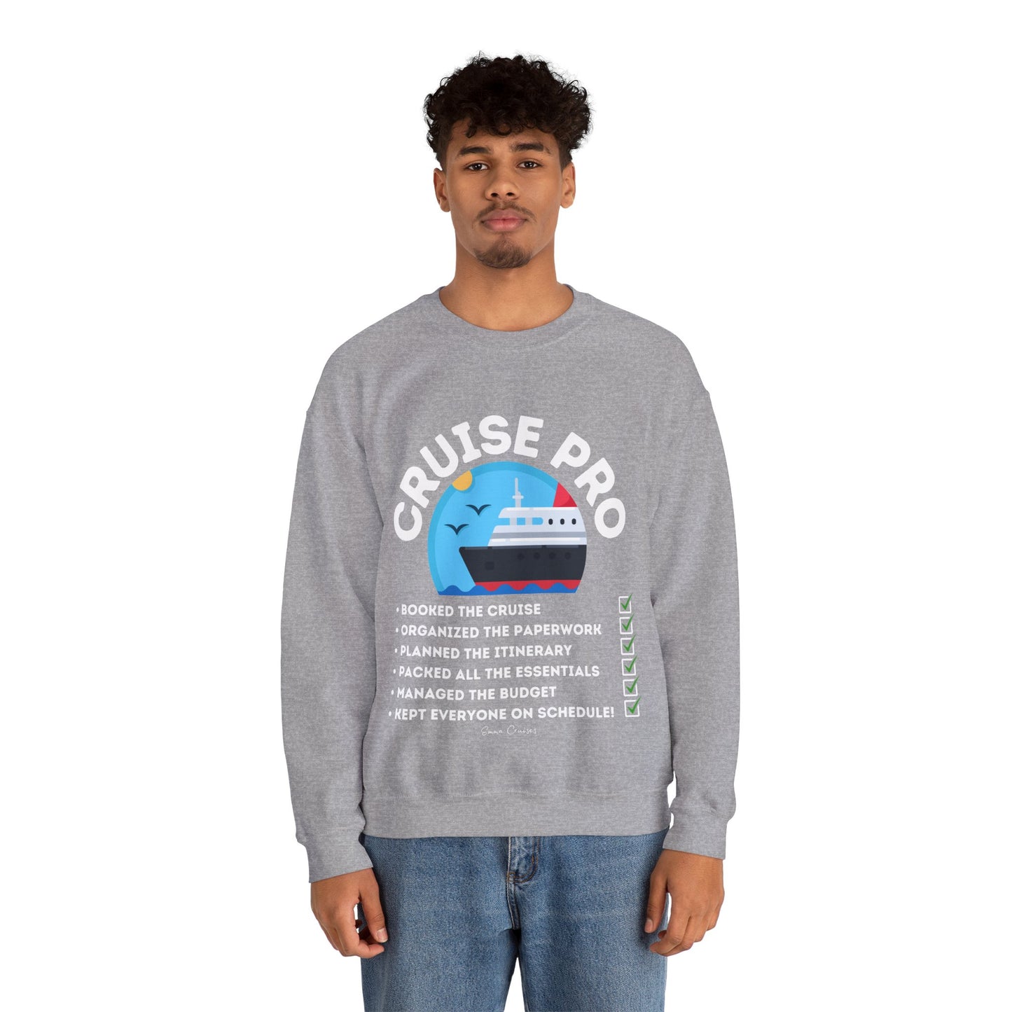 Ich bin ein Cruise Pro - UNISEX Crewneck Sweatshirt