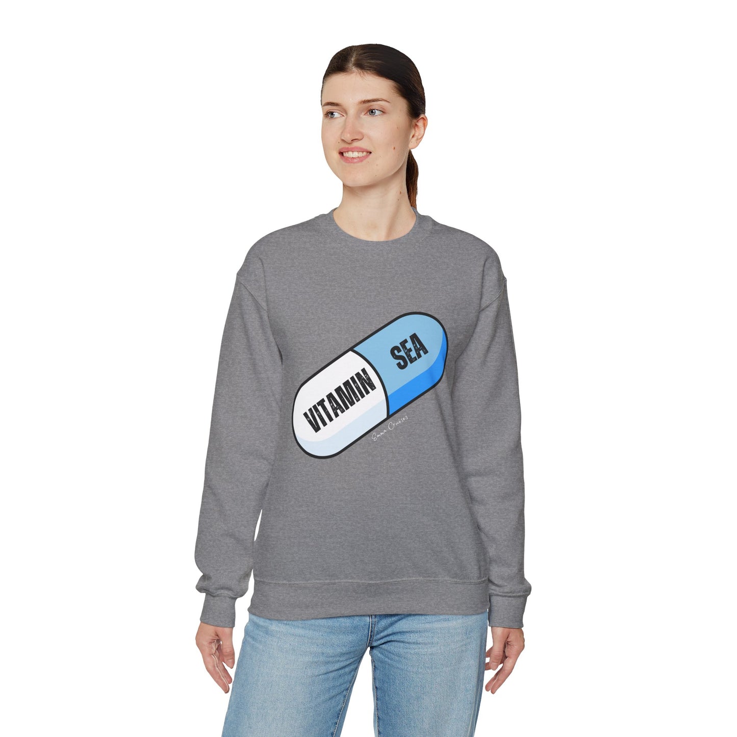 Vitamin Sea - UNISEX Crewneck Sweatshirt