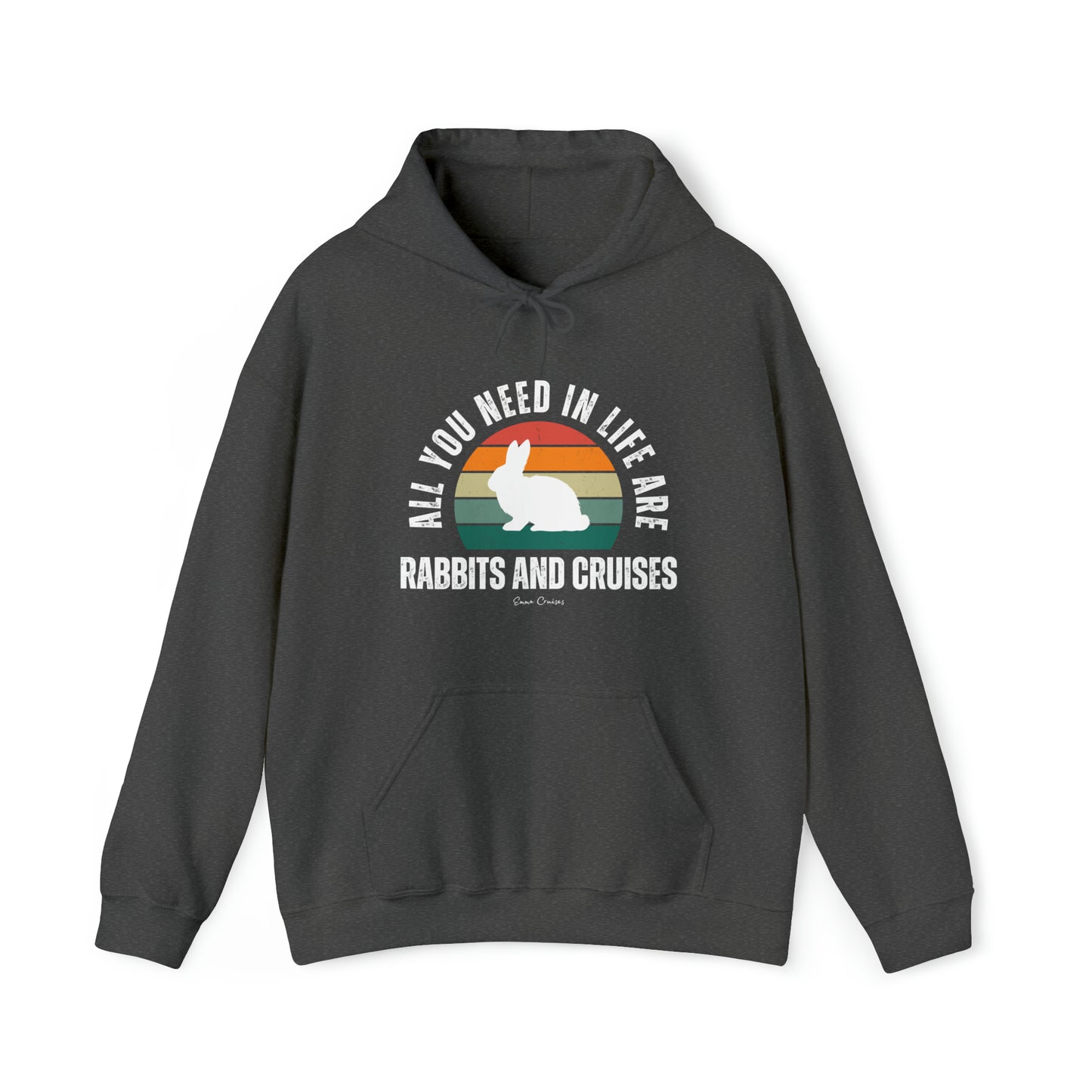 Kaninchen und Kreuzfahrten - UNISEX Kapuzenpullover