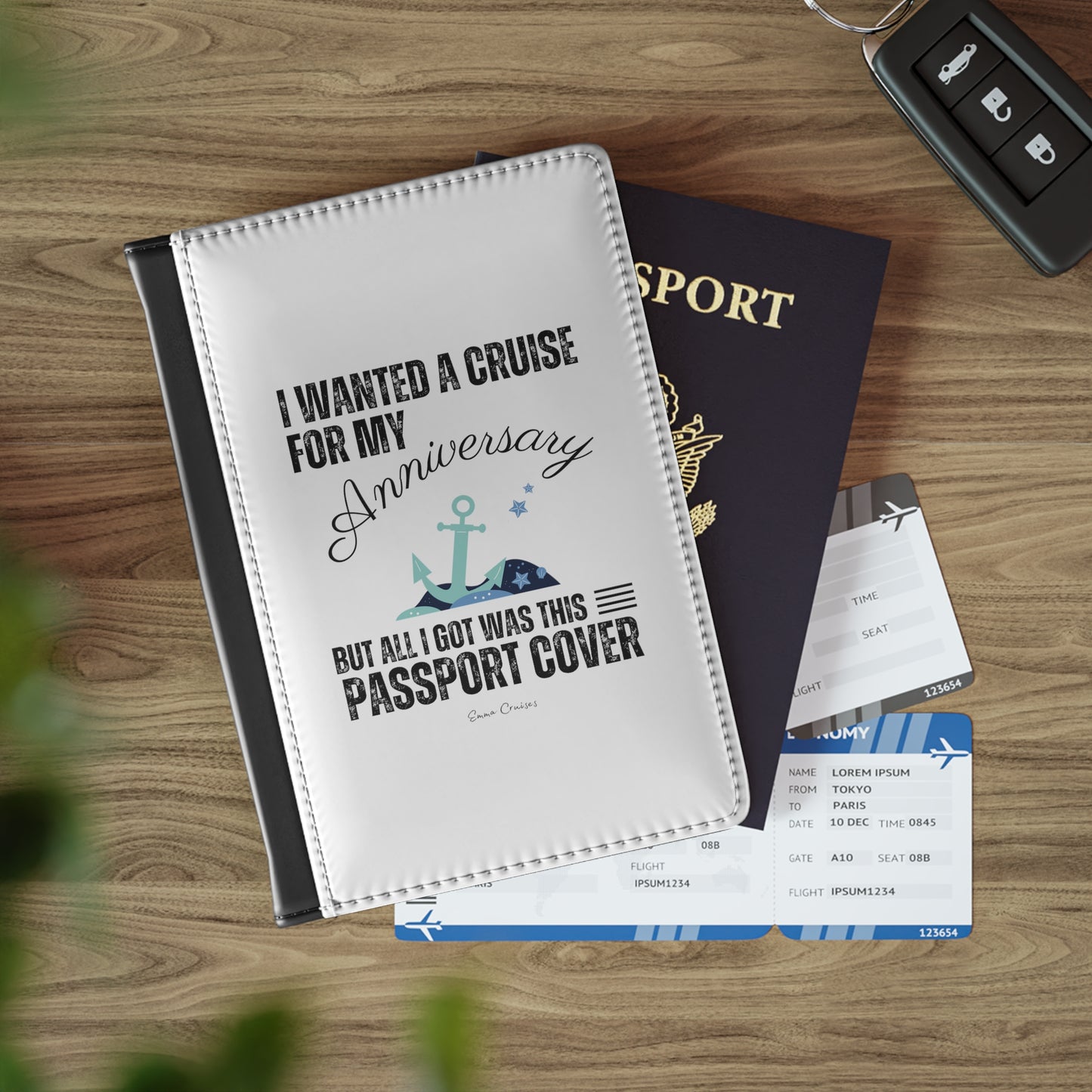 I Wanted a Cruise for My Anniversary - Passport Cover