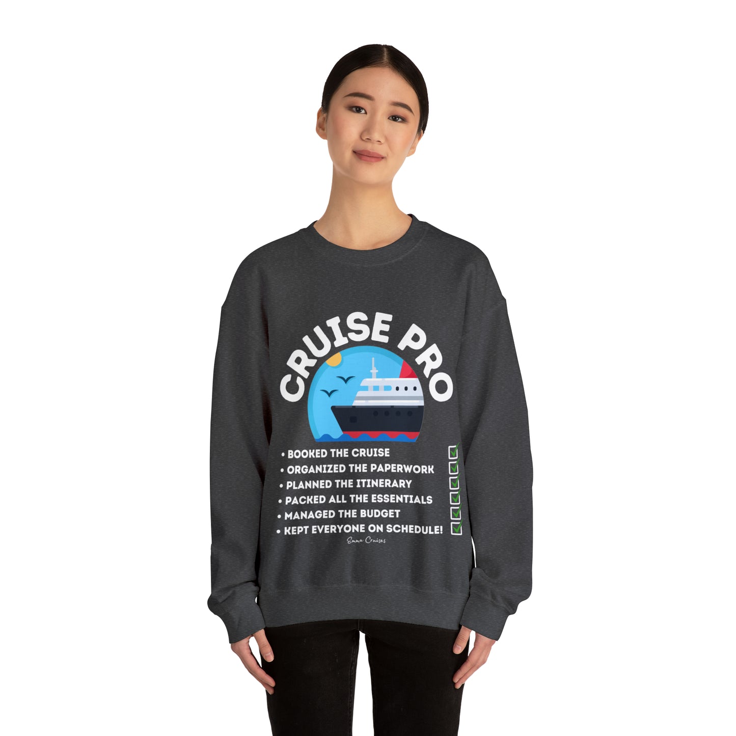 I'm a Cruise Pro - UNISEX Crewneck Sweatshirt (UK)