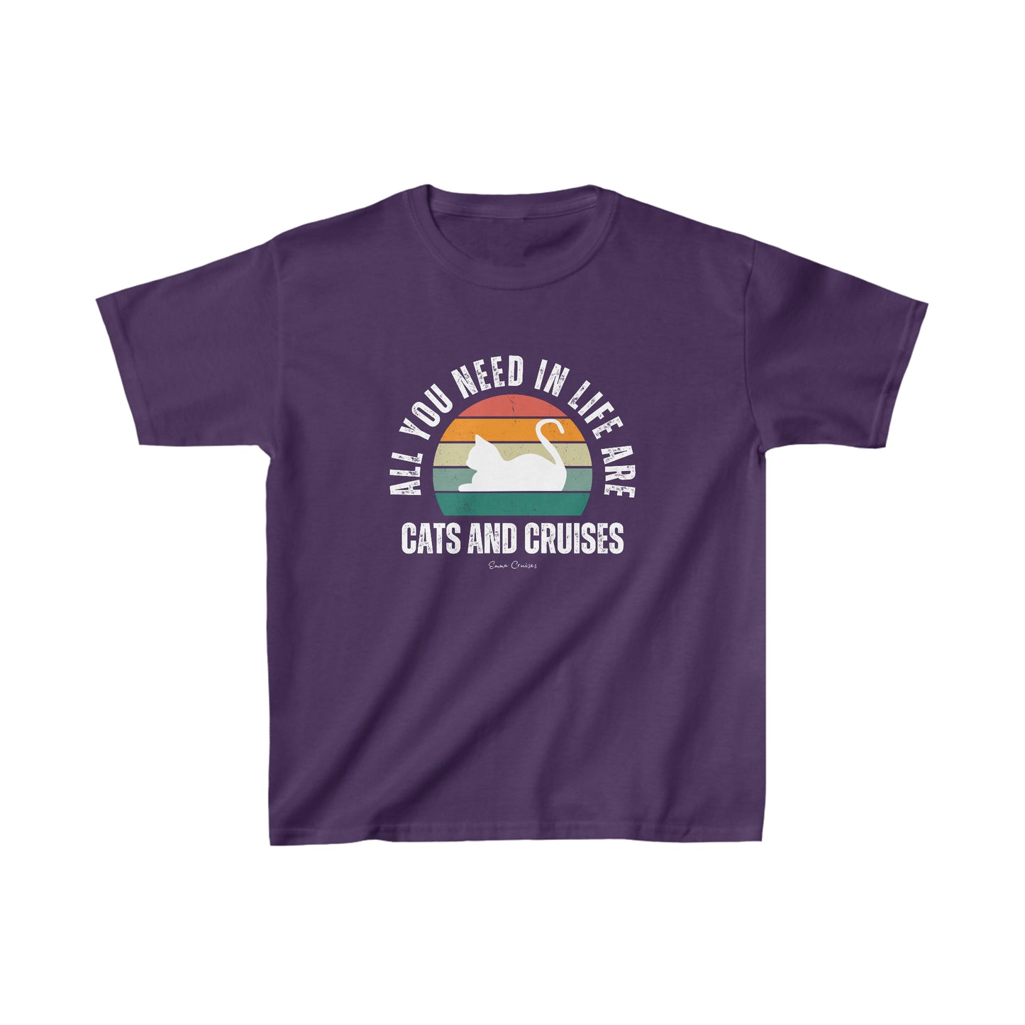 Cats and Cruises - Kids UNISEX T-Shirt