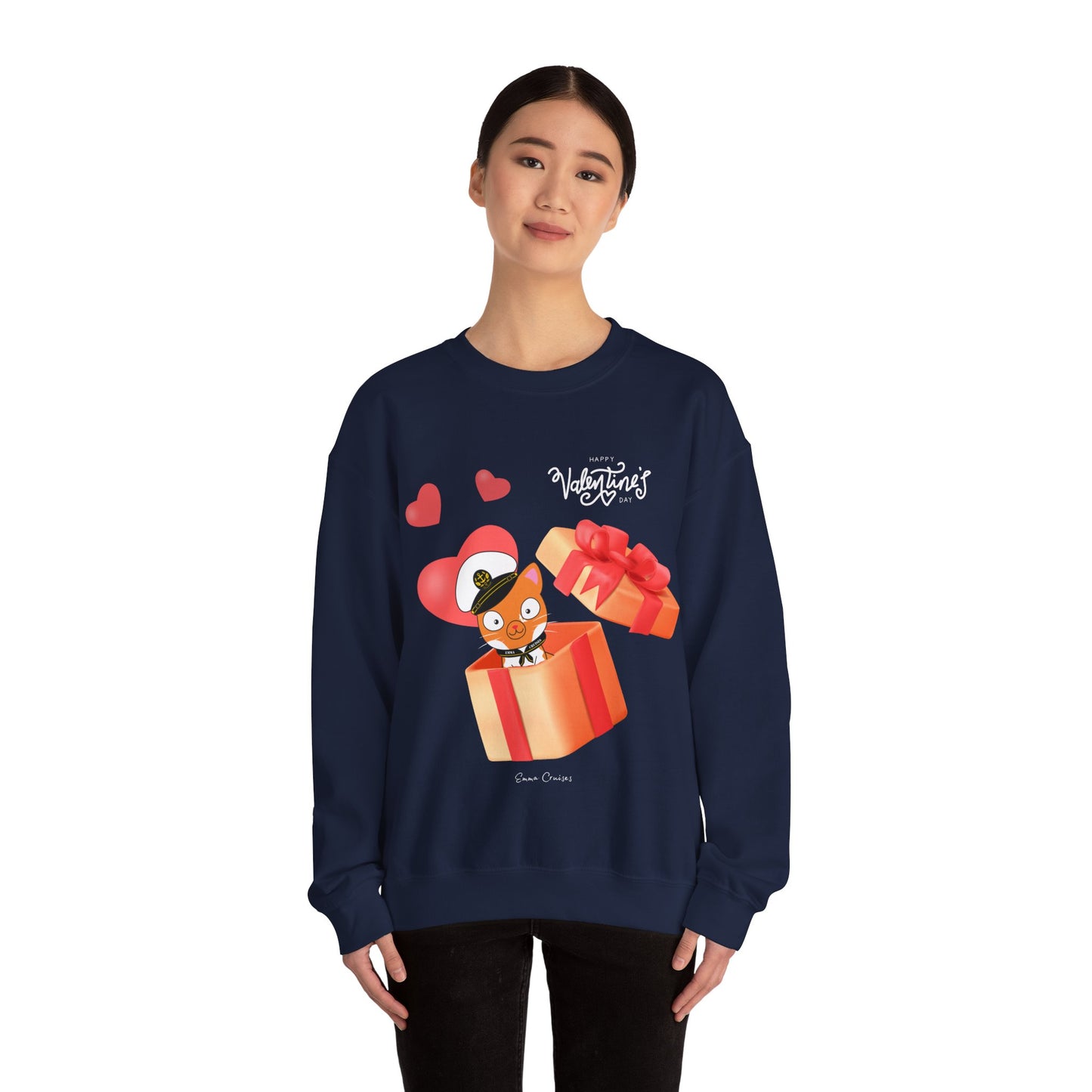 Valentine's Captain Hudson - UNISEX Crewneck Sweatshirt