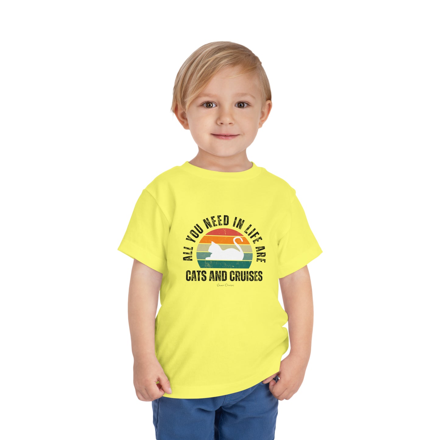 Katzen und Kreuzfahrten - Kleinkind UNISEX T-Shirt