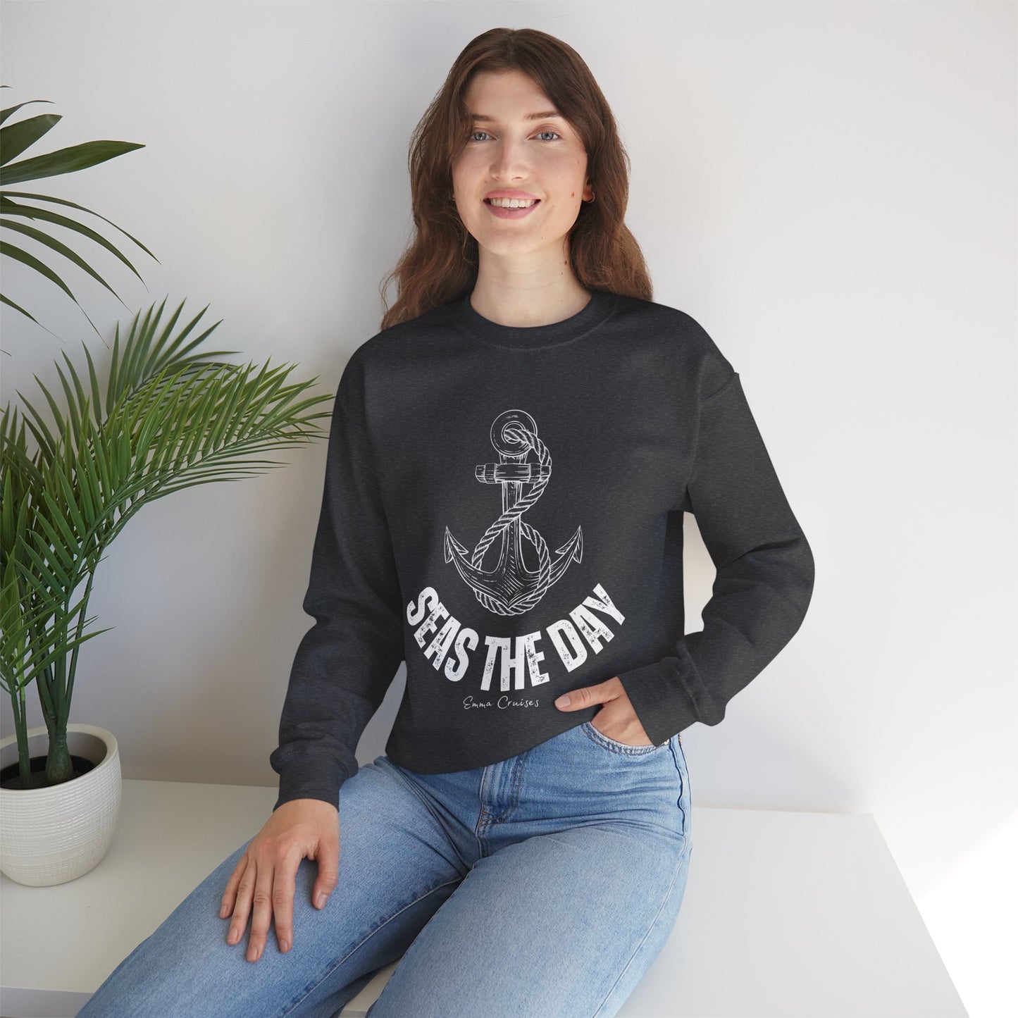 Seas the Day - UNISEX Crewneck Sweatshirt