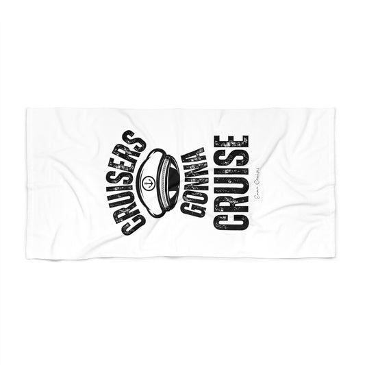 Cruisers Gonna Cruise - Beach Towel