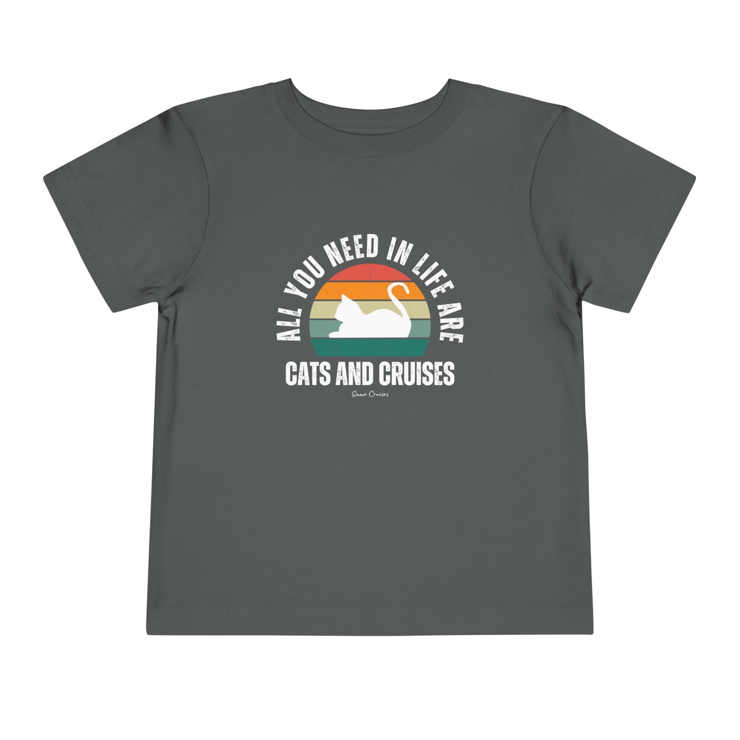 Katzen und Kreuzfahrten - Kleinkind UNISEX T-Shirt