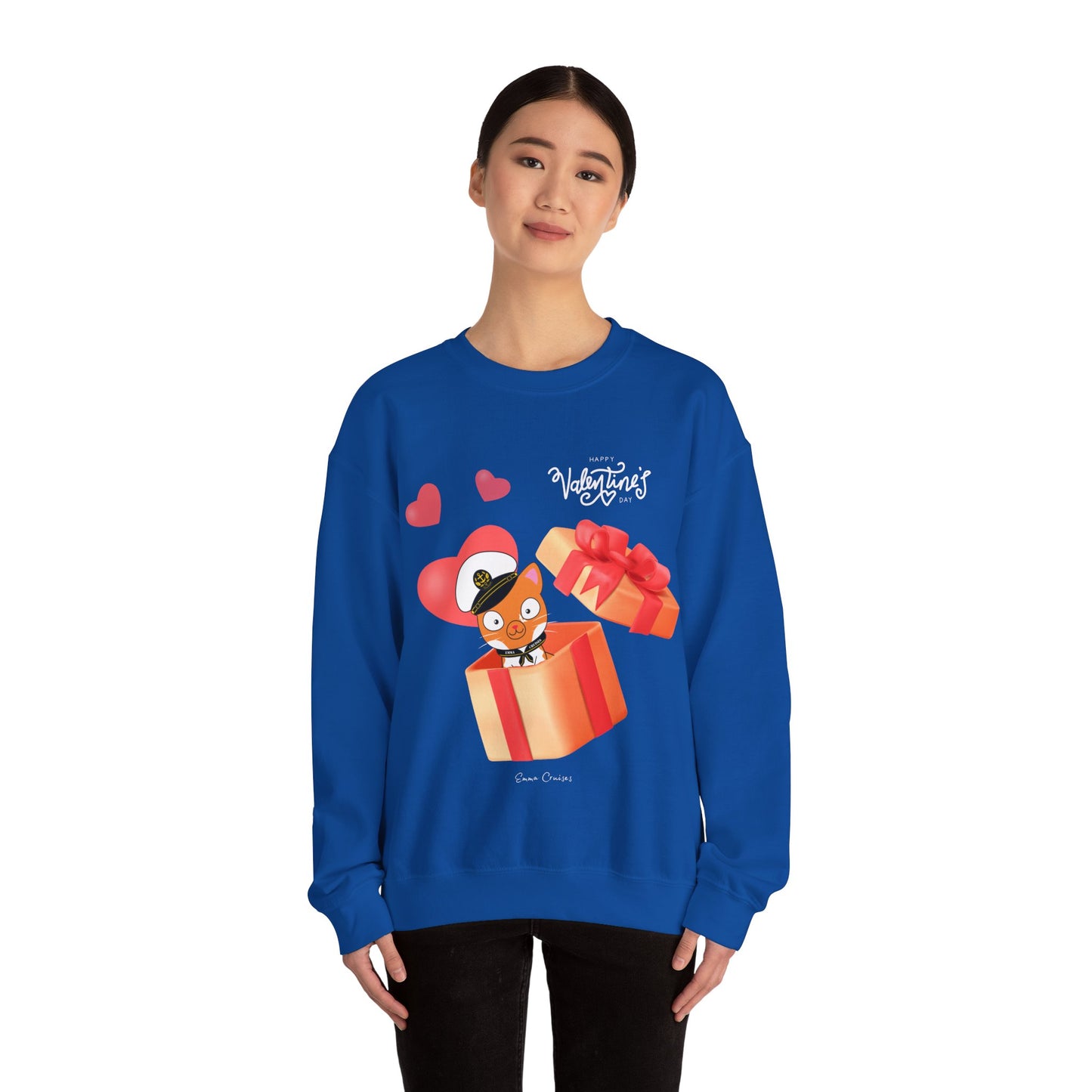 Valentine's Captain Hudson - UNISEX Crewneck Sweatshirt