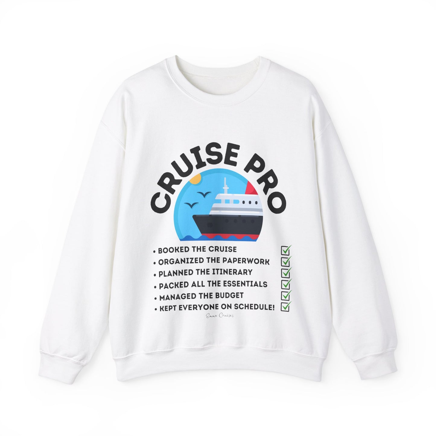 Ich bin ein Cruise Pro - UNISEX Crewneck Sweatshirt