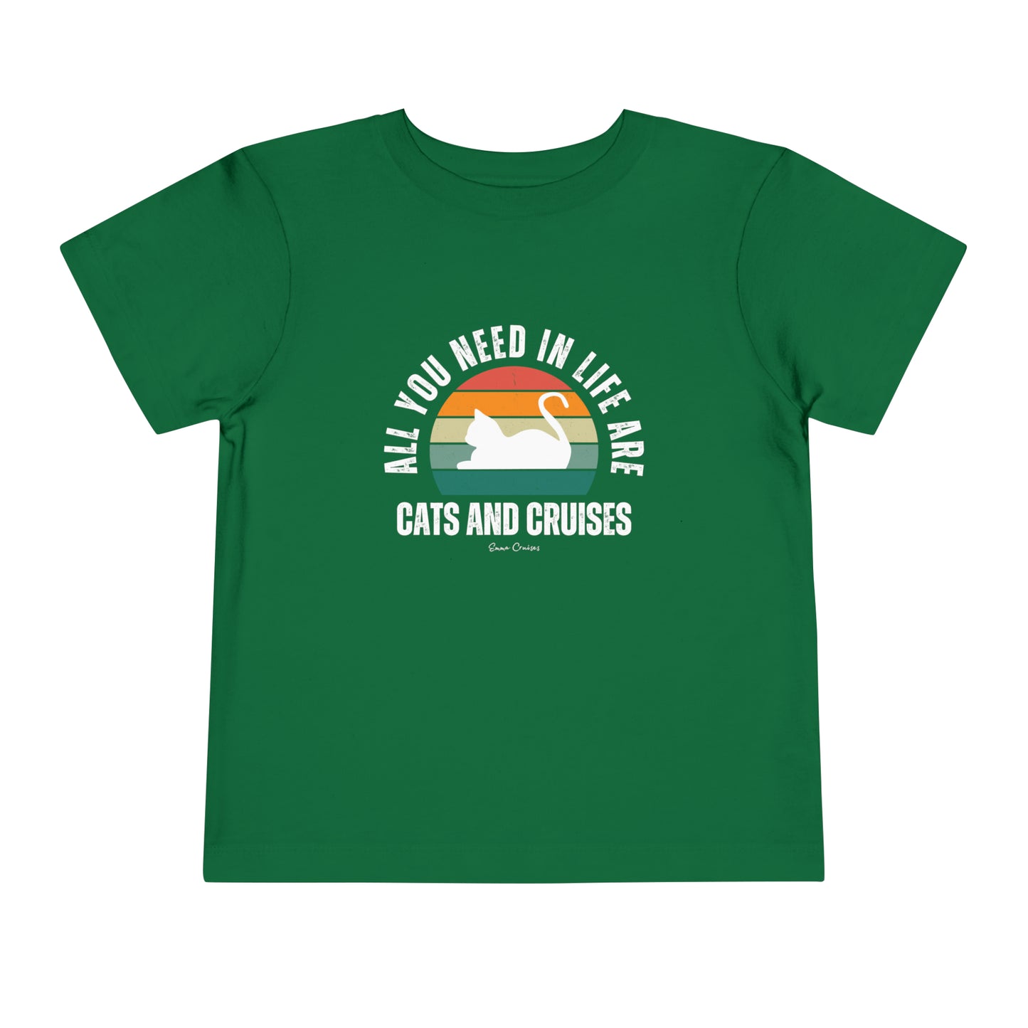 Katzen und Kreuzfahrten - Kleinkind UNISEX T-Shirt