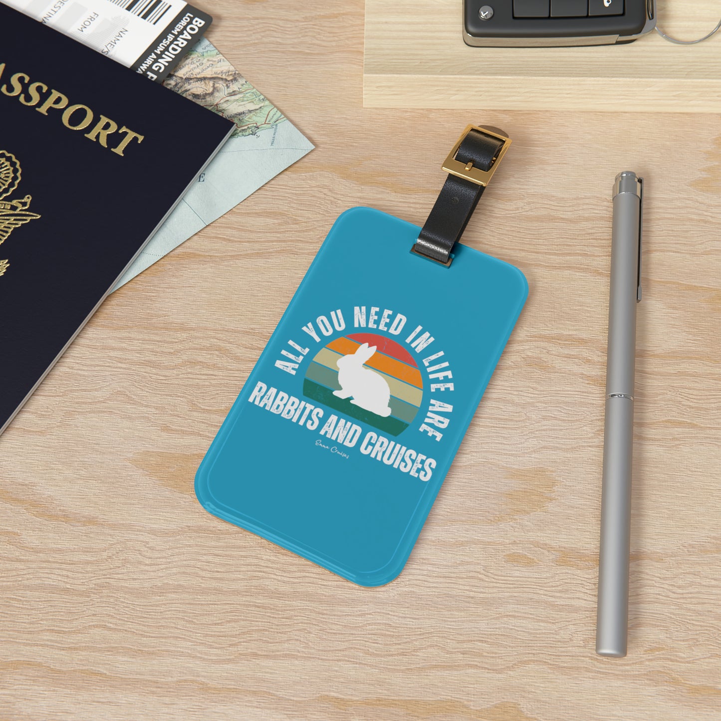 Rabbits and Cruises - Luggage Tag