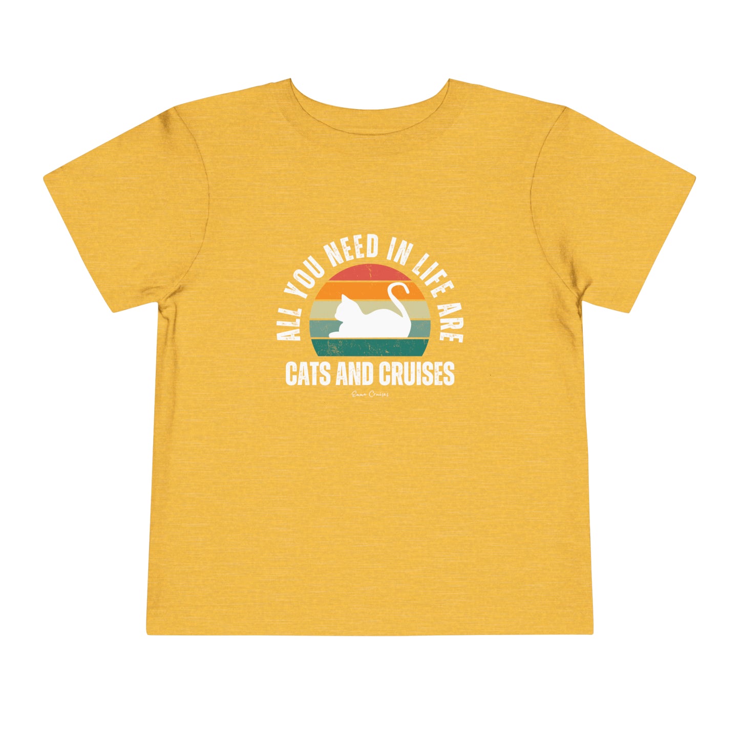 Katzen und Kreuzfahrten - Kleinkind UNISEX T-Shirt
