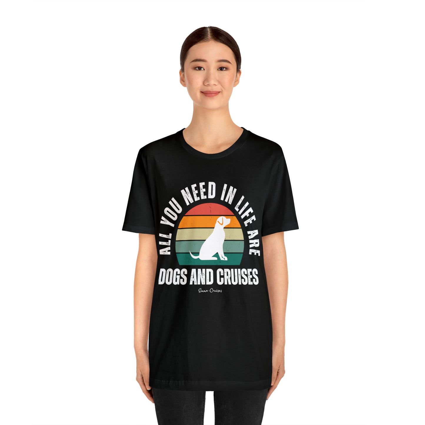 Hunde und Kreuzfahrten - UNISEX T-Shirt