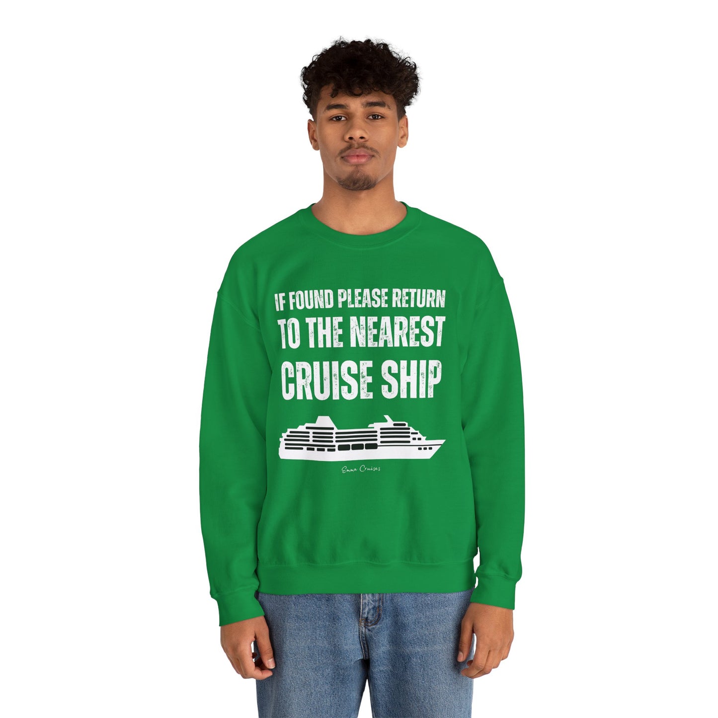 Return to Cruise Ship - UNISEX Crewneck Sweatshirt