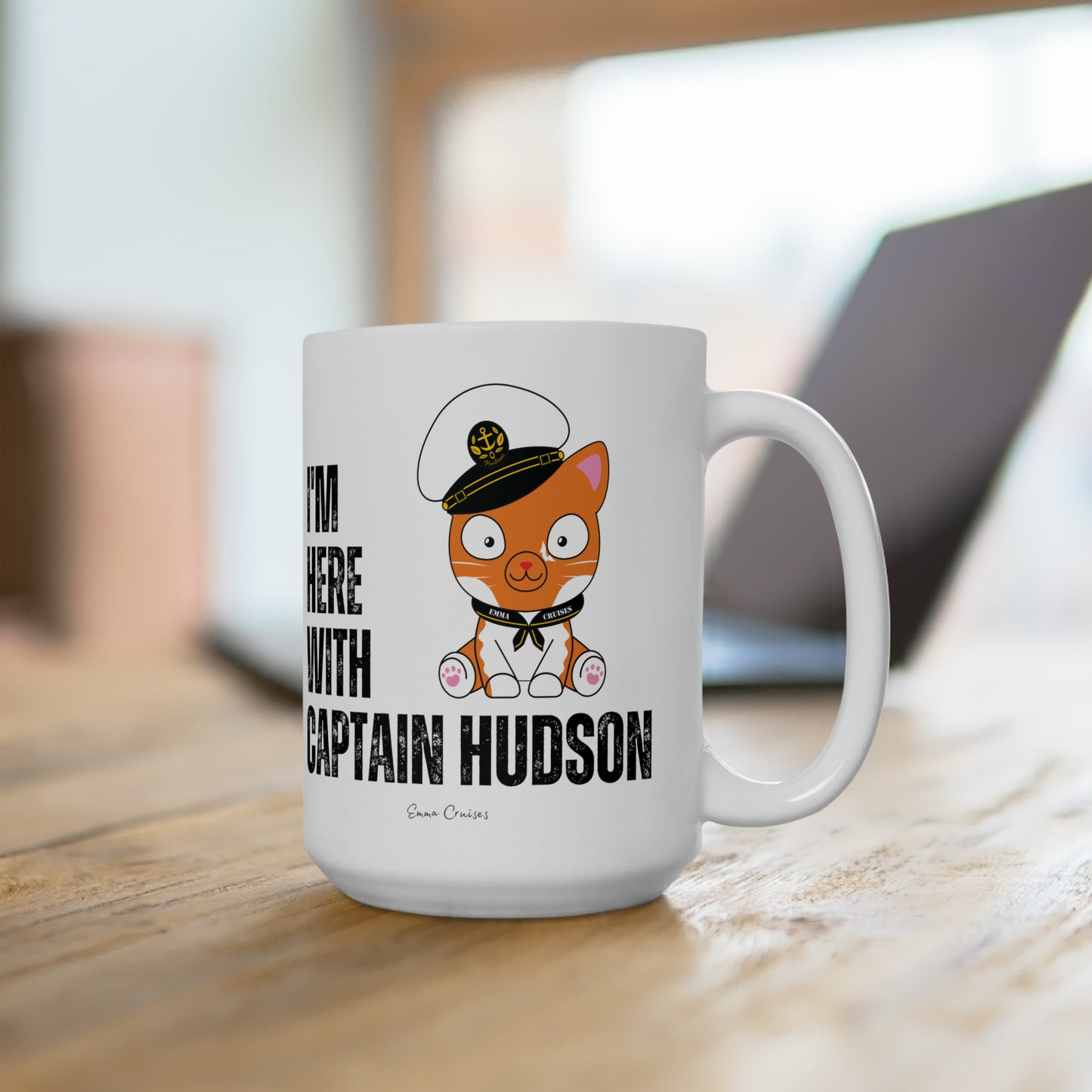 Estoy con el Capitán Hudson - Taza de cerámica