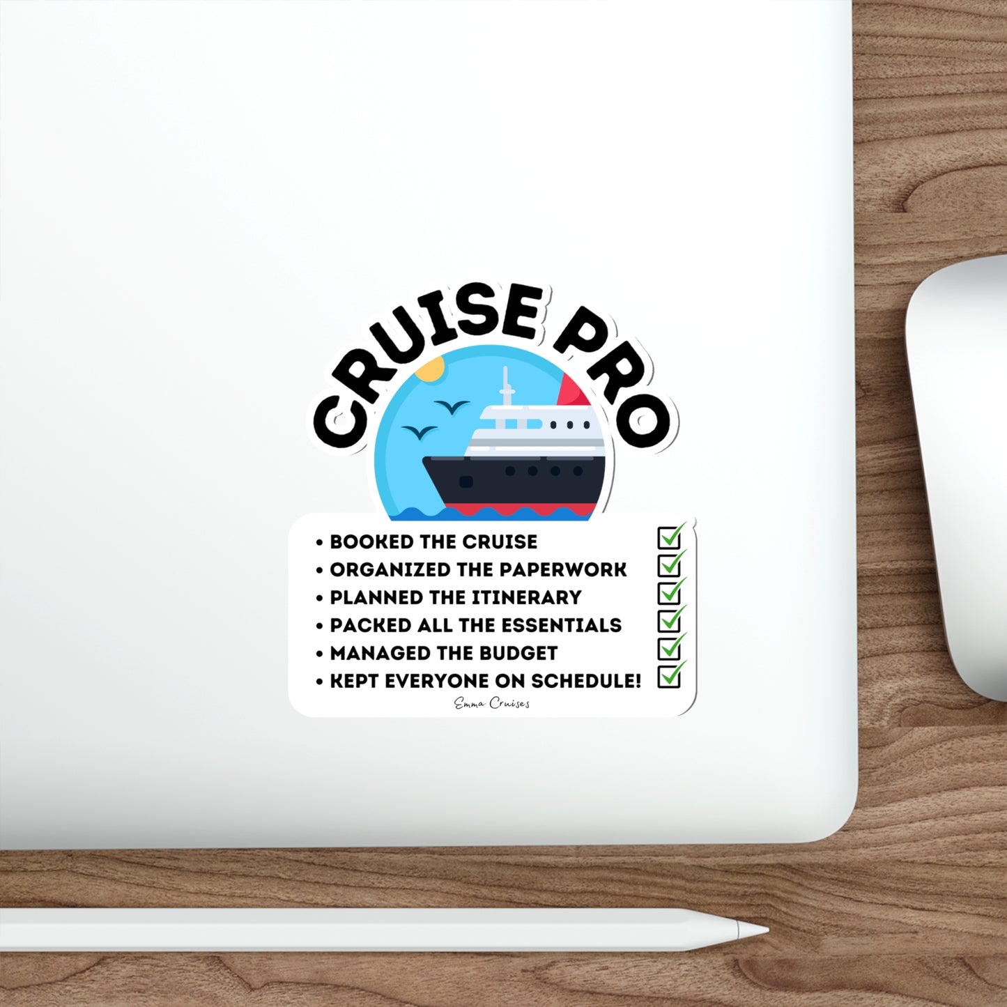 I'm a Cruise Pro - Die-Cut Sticker