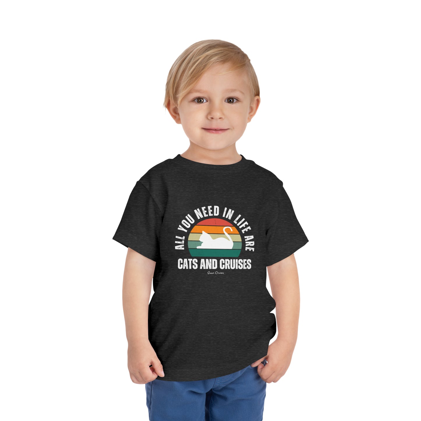 Katzen und Kreuzfahrten - Kleinkind UNISEX T-Shirt