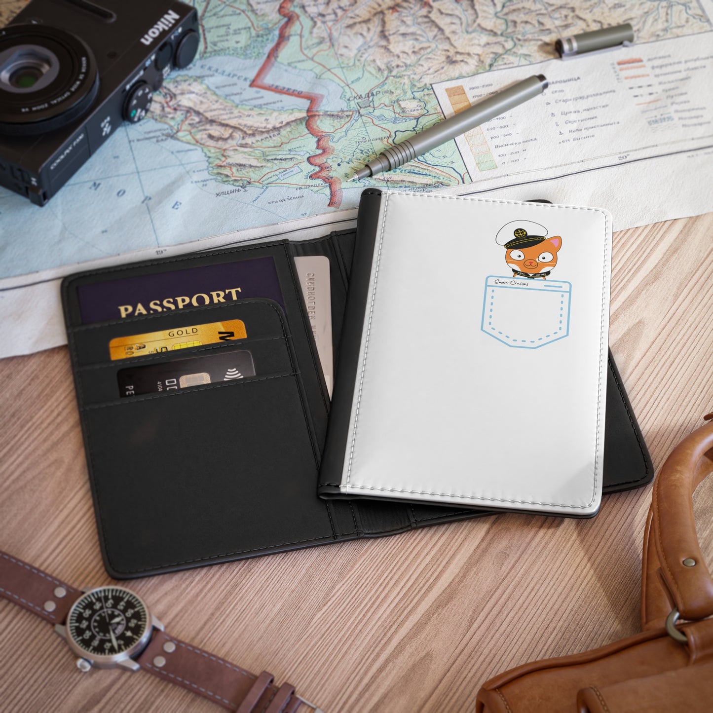 Capitán Hudson en tu bolsillo - Funda para pasaporte