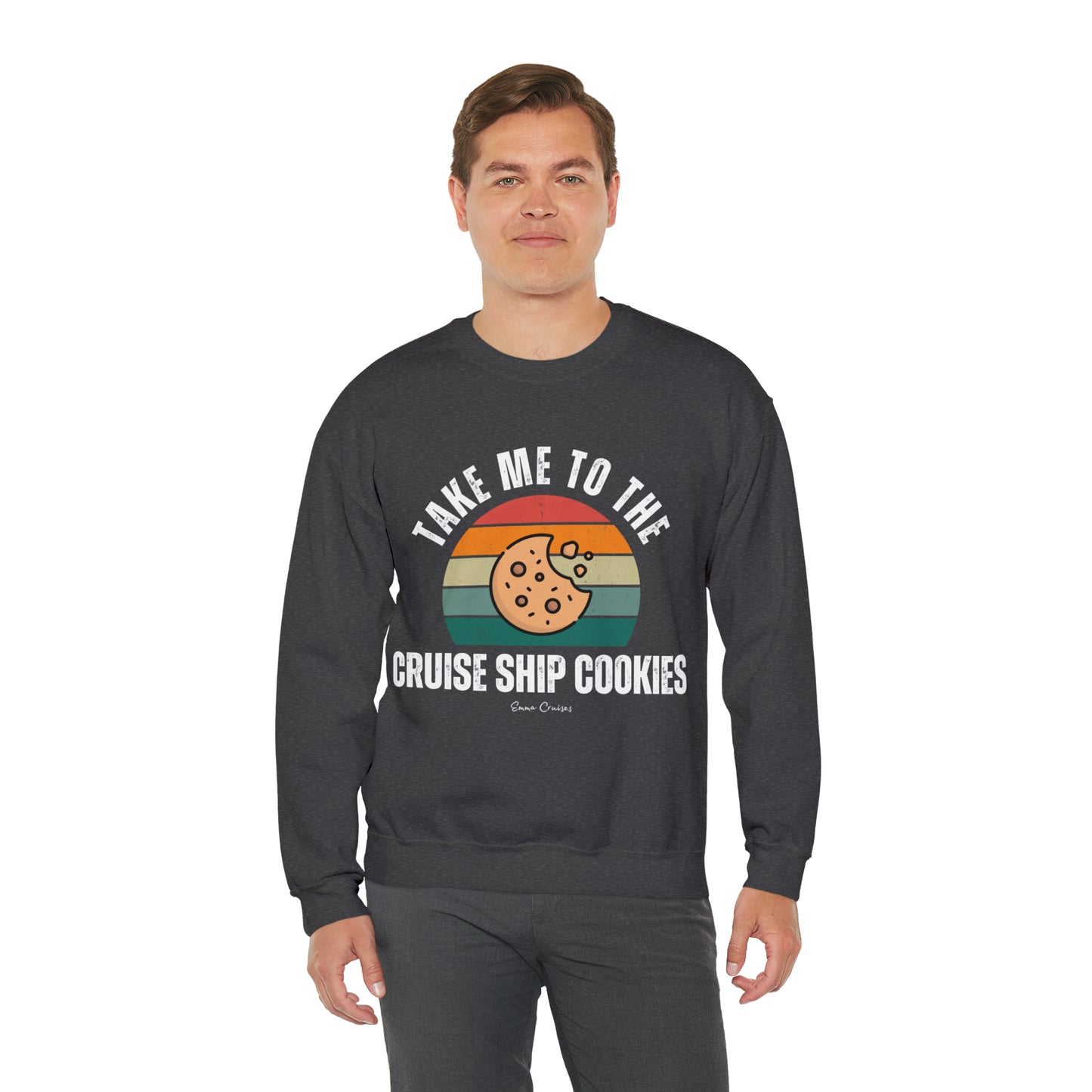Take Me to the Cruise Ship Cookies - UNISEX Crewneck Sweatshirt (UK)