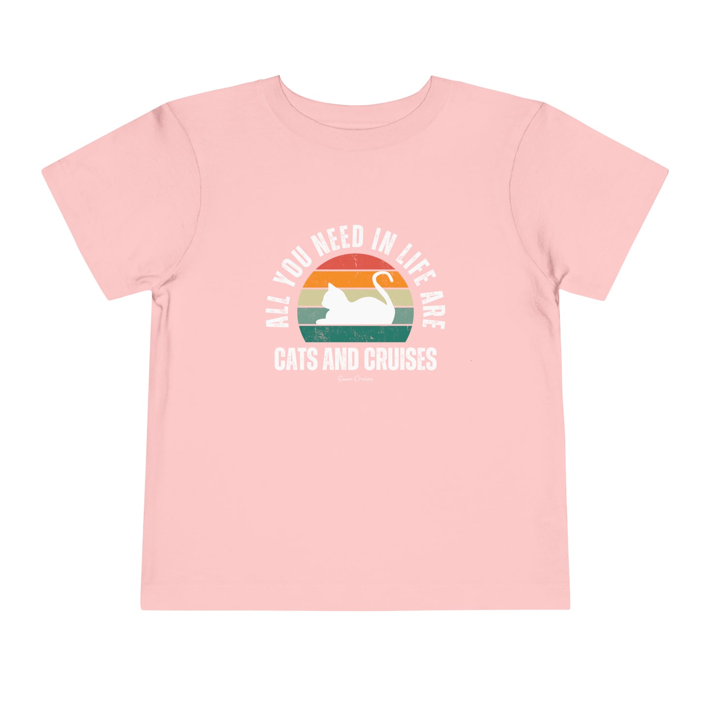 Katzen und Kreuzfahrten - Kleinkind UNISEX T-Shirt
