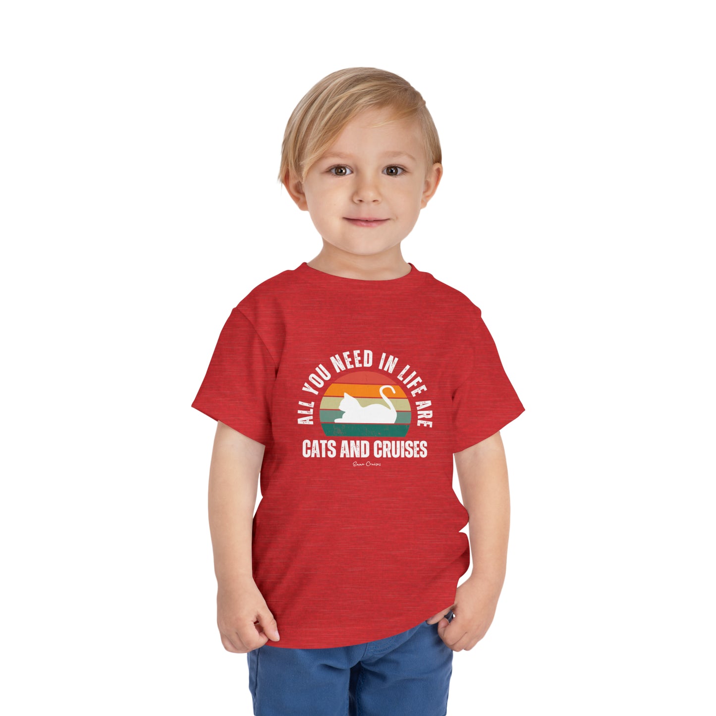 Katzen und Kreuzfahrten - Kleinkind UNISEX T-Shirt