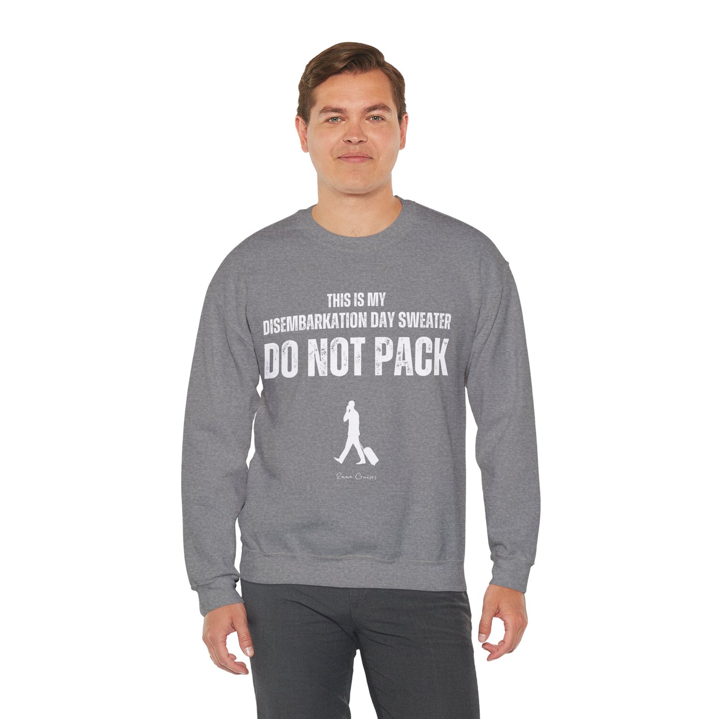 Dies ist mein Ausschiffungstag-Pullover – Unisex-Sweatshirt mit Rundhalsausschnitt