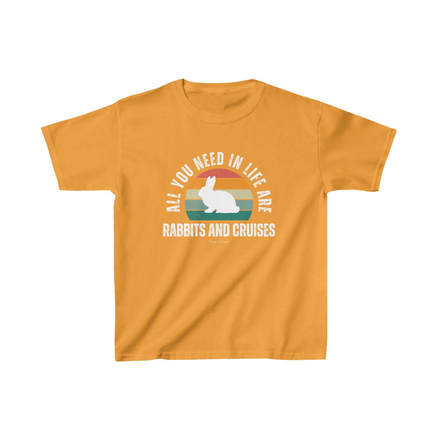 Kaninchen und Kreuzfahrten - Kinder UNISEX T-Shirt