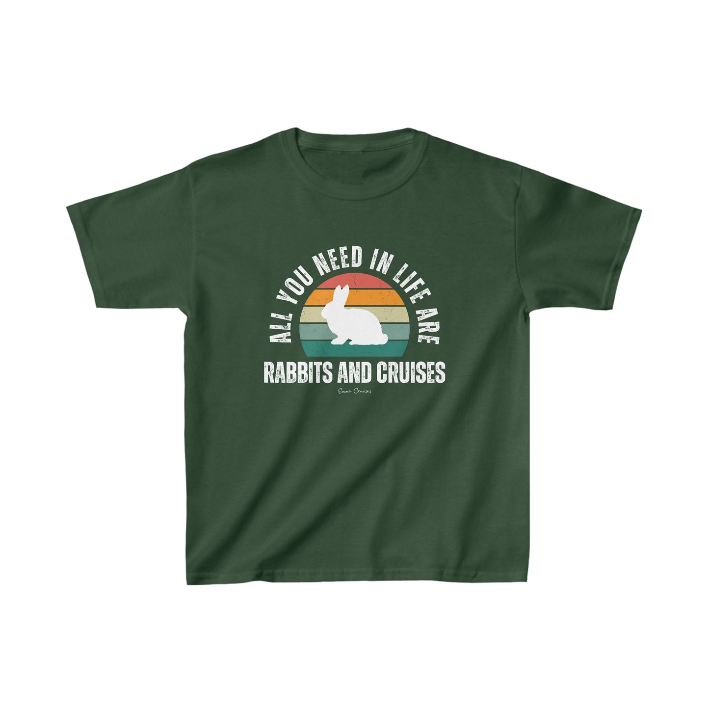Kaninchen und Kreuzfahrten - Kinder UNISEX T-Shirt
